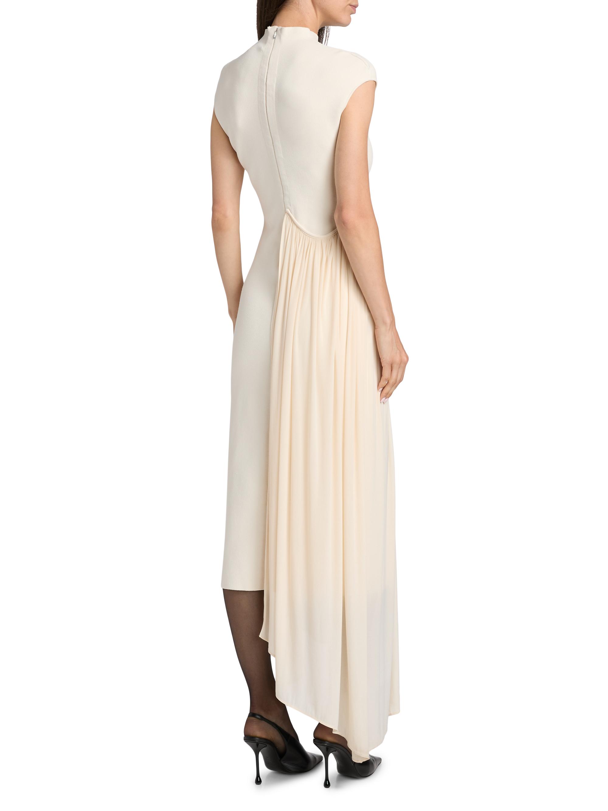 Et Ochs Women's Francis Asymmetric Knit Midi-Dress - Ivory - Size XL