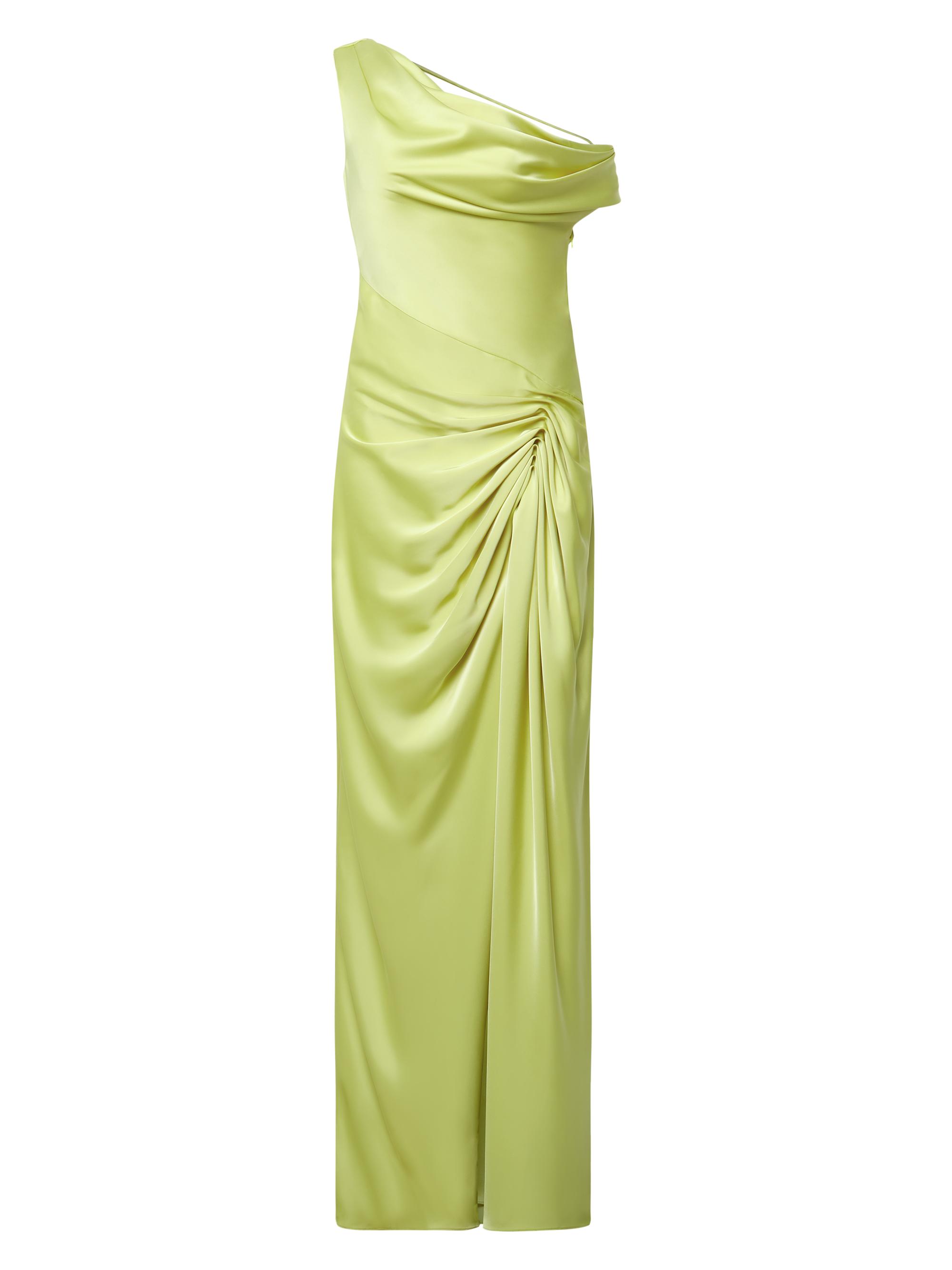 Et Ochs Women's Camilla Satin One-Shoulder Gown - Cerulean Frost