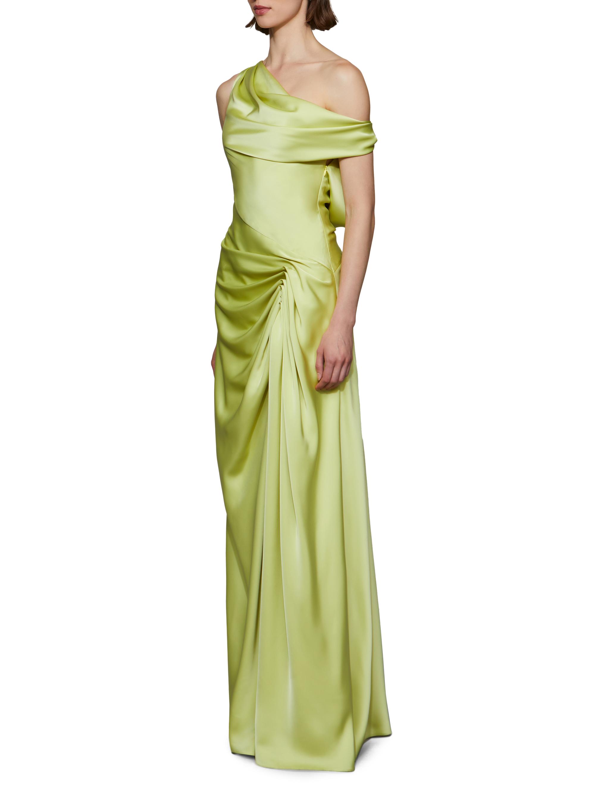 Et Ochs Camilla Satin One-Shoulder Gown | Saks Fifth Avenue