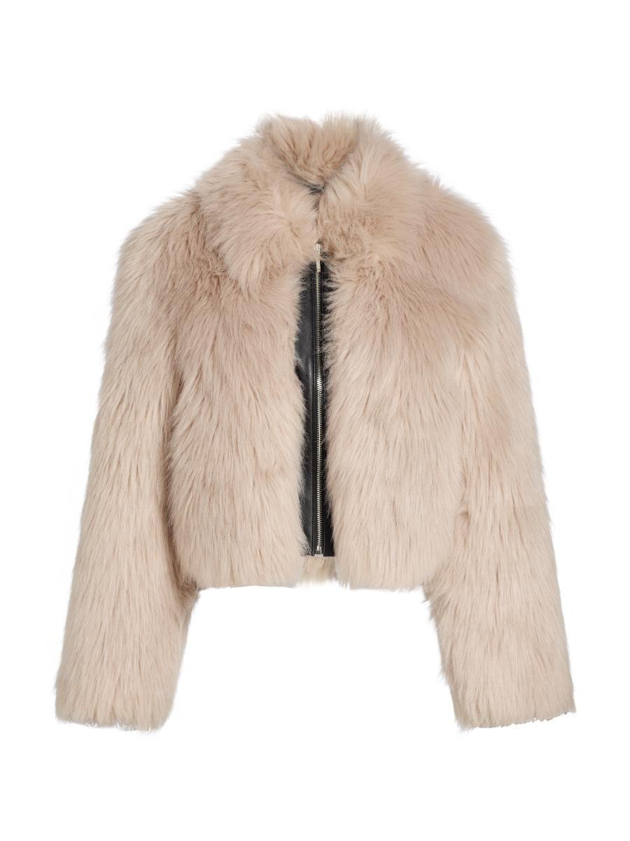 Et Ochs Yates Faux Fur Crop Jacket | Saks Fifth Avenue