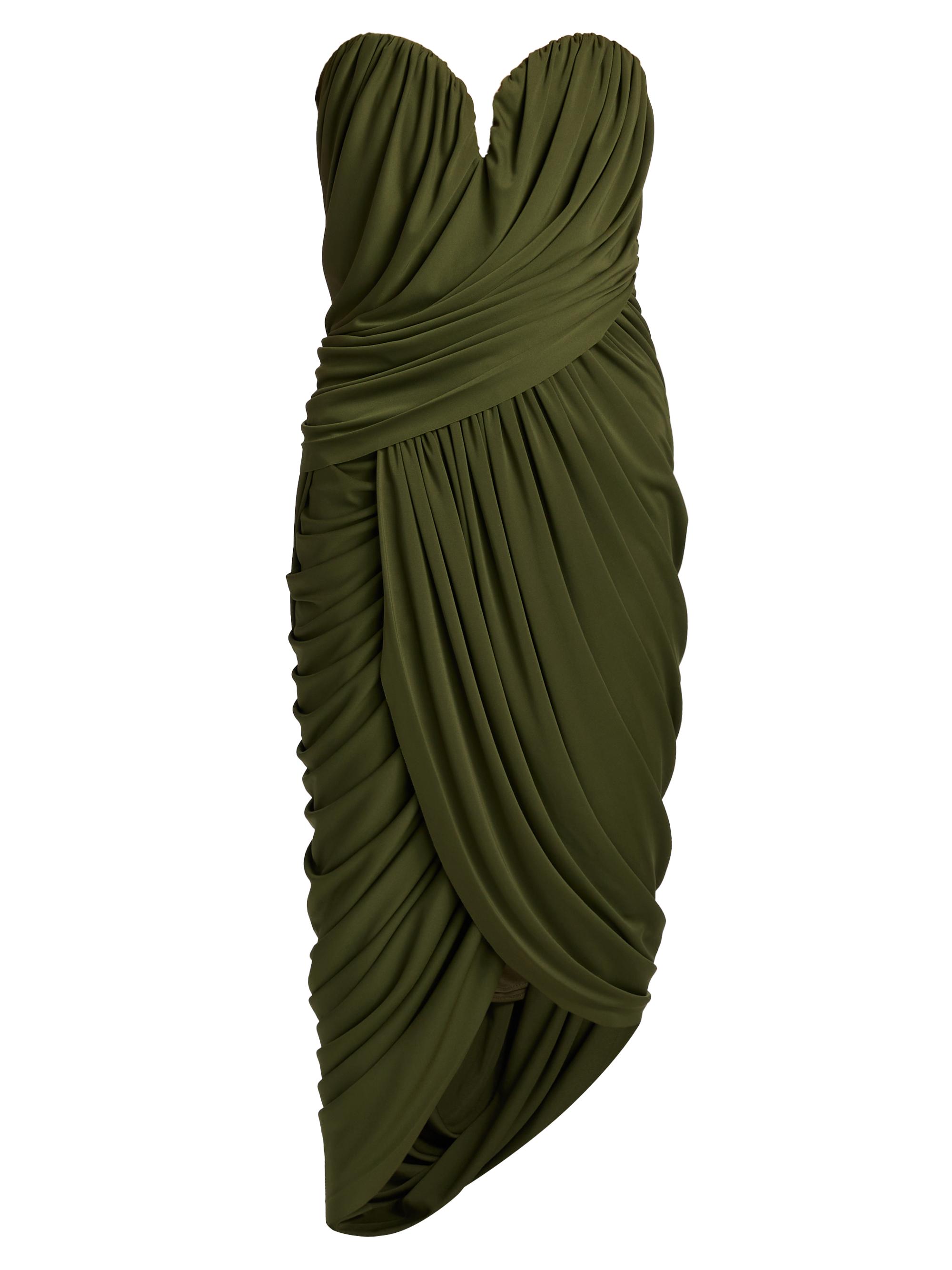 Et Ochs Women's Spencer Draped Tulip Midi-Dress - Moss