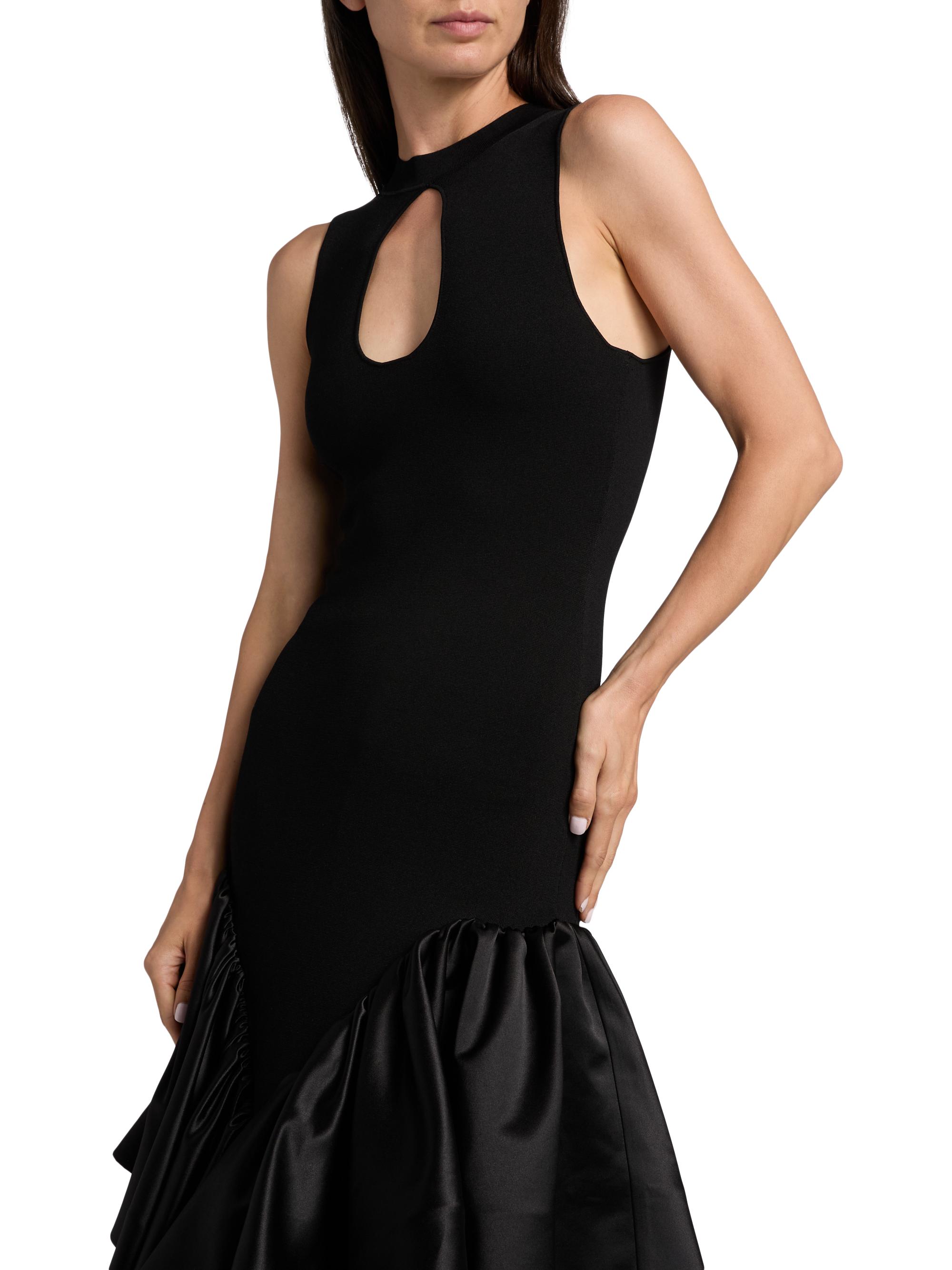 et Ochs Women's Antoinette Knit Combo Dress - Black - Size M