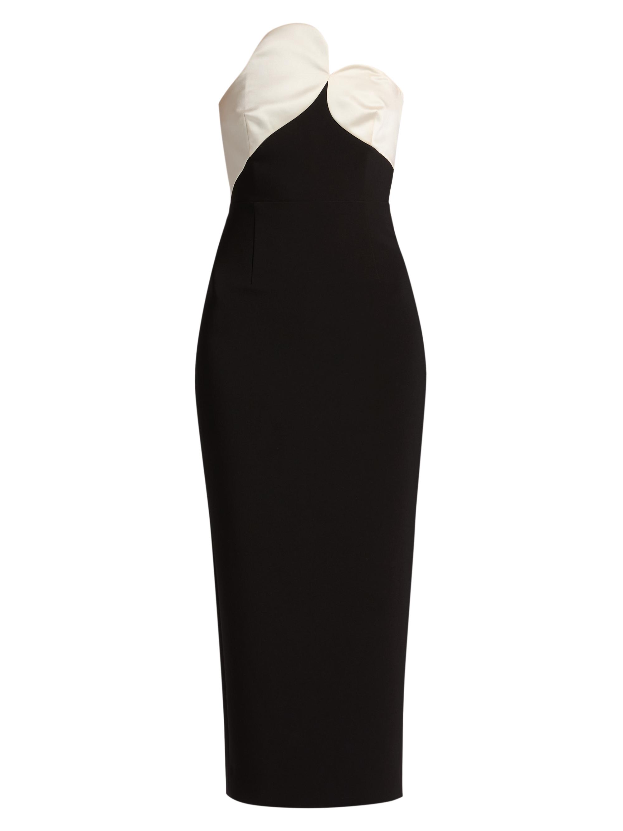 Et Ochs Women's Court Strapless Midi-Dress - Black