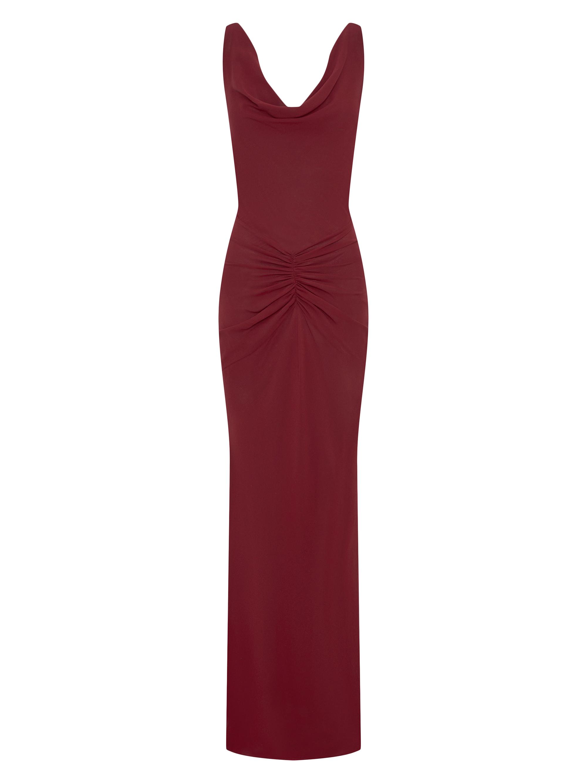 Nicholas the Label Women's Calia Cowlneck Maxi Dress - Plum