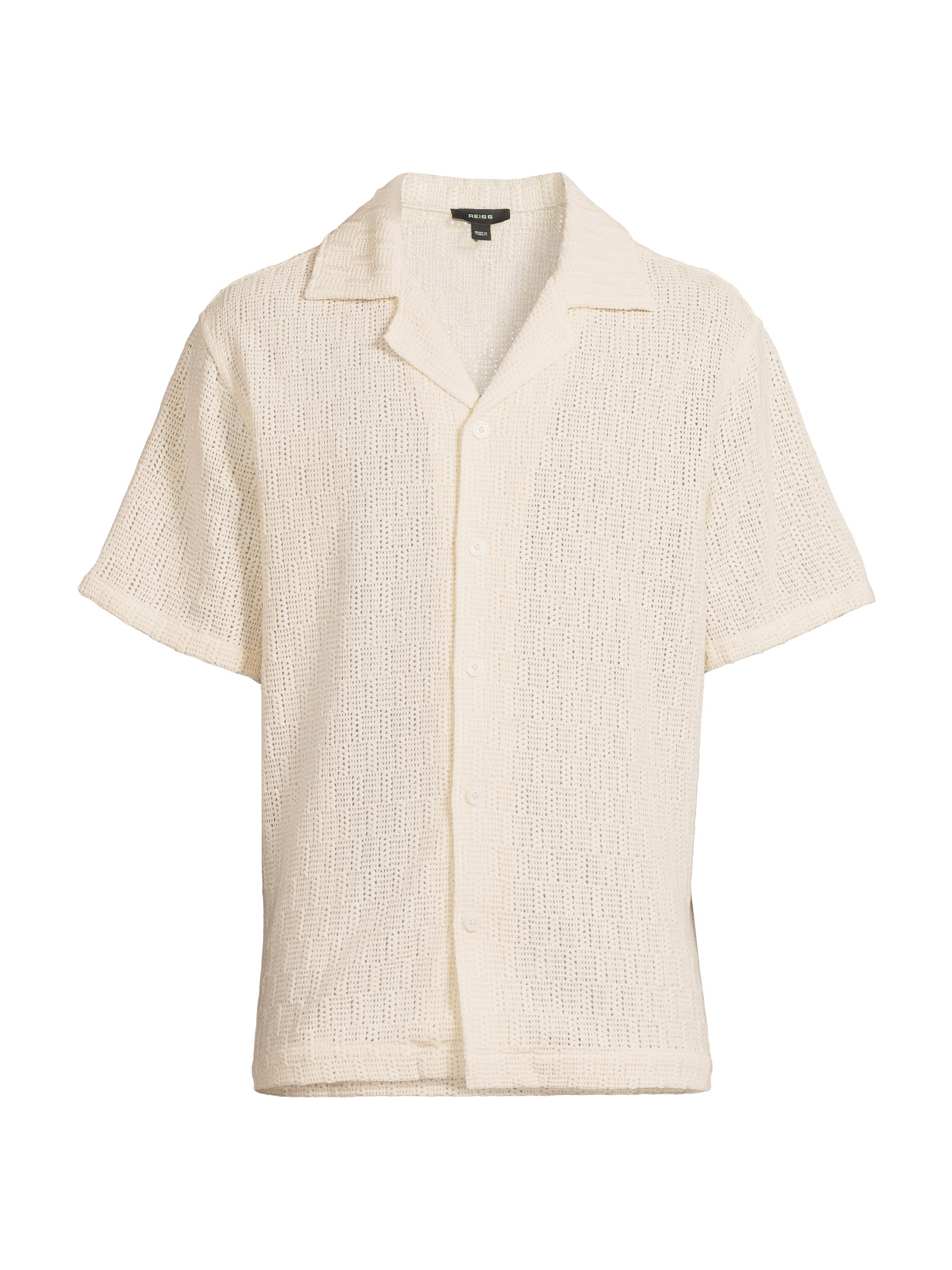 Casablanca Summer Textured-Knit Shirt | Saks Fifth Avenue