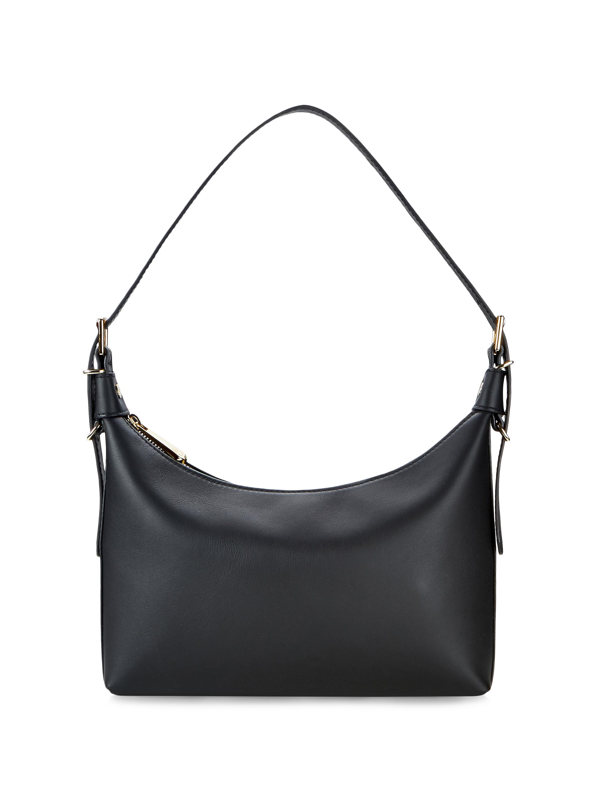 GiGi New York Women's Blake Leather Shoulder Bag - Black