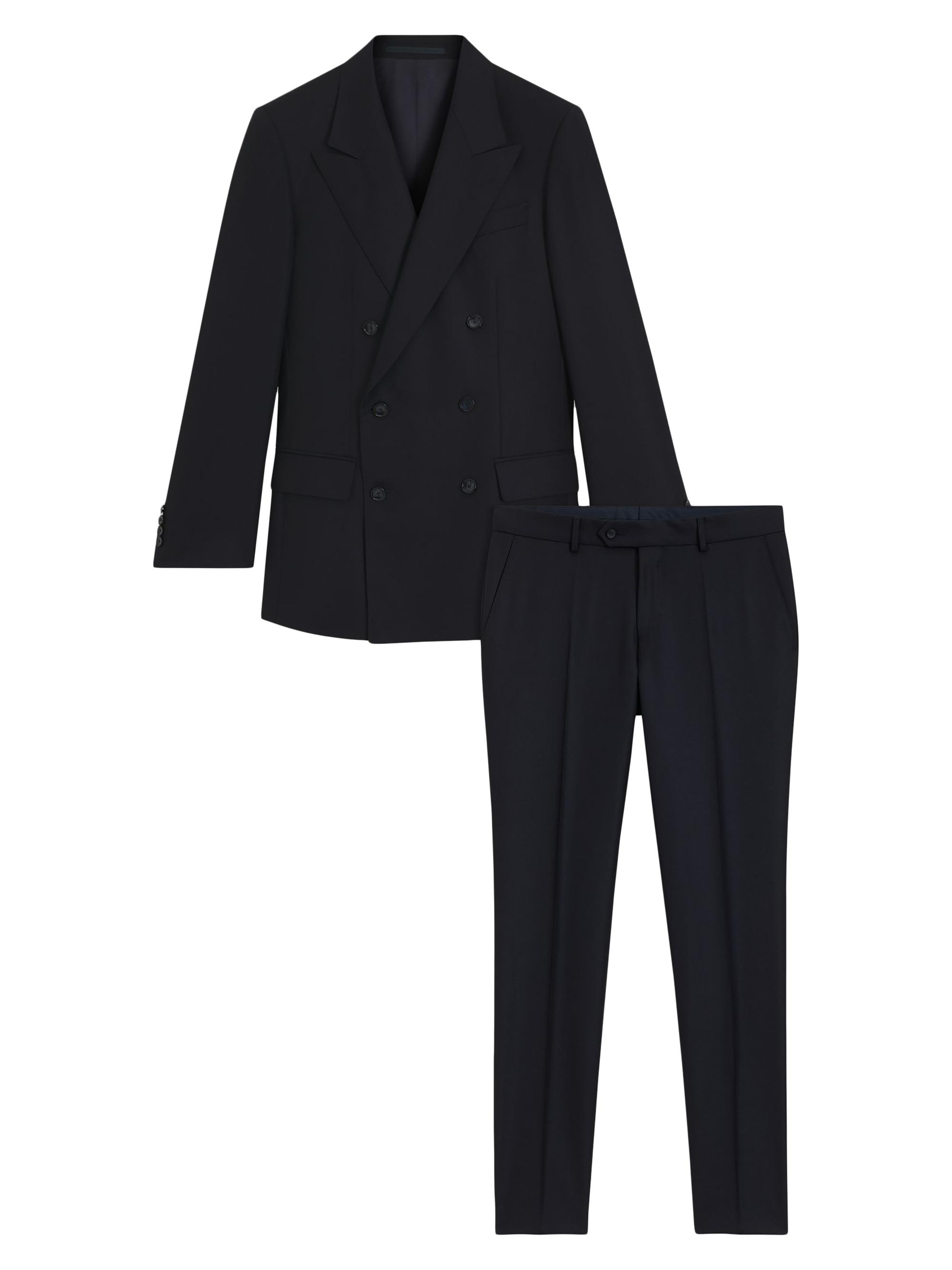 BOSS Men's Beckham x Boss Two-Piece Slim-Fit Suit in Wool - Blue