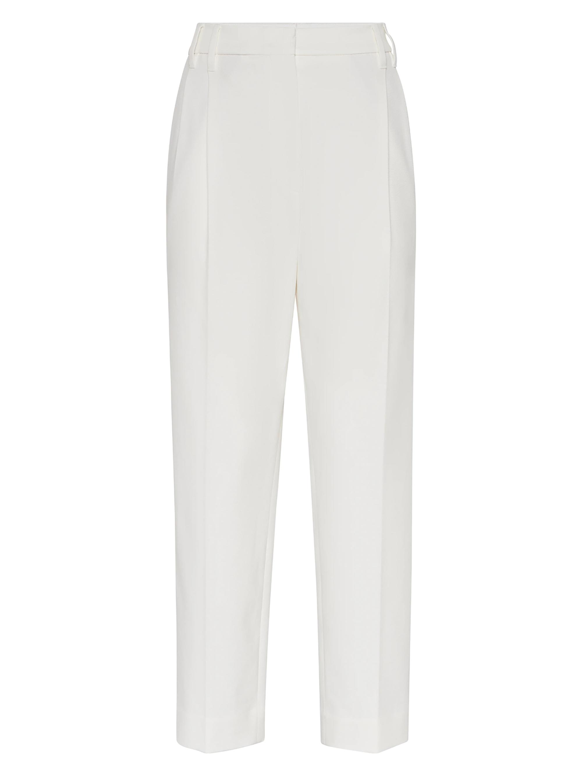 Brunello Cucinelli Women's Stretch Cotton Cover Slouchy Trousers - Panama