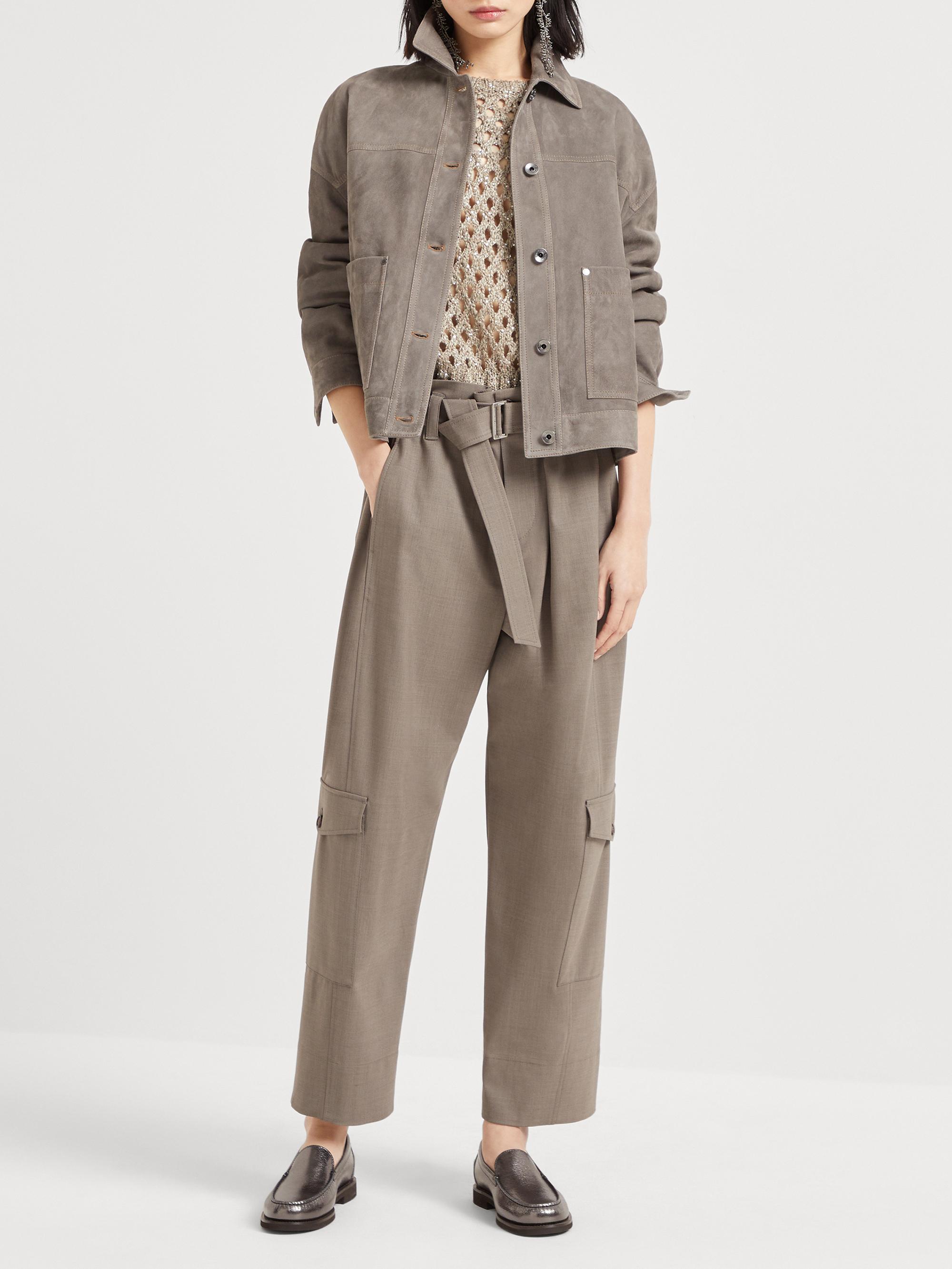 Brunello Cucinelli Couture Suede Outerwear Jacket | Saks Fifth Avenue