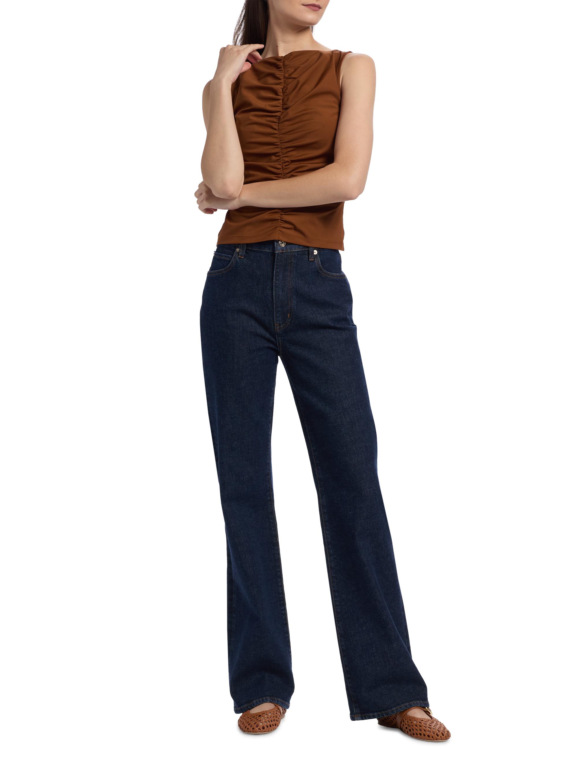 FRAME The Arrow Straight Mid-Rise Jeans | Saks Fifth Avenue