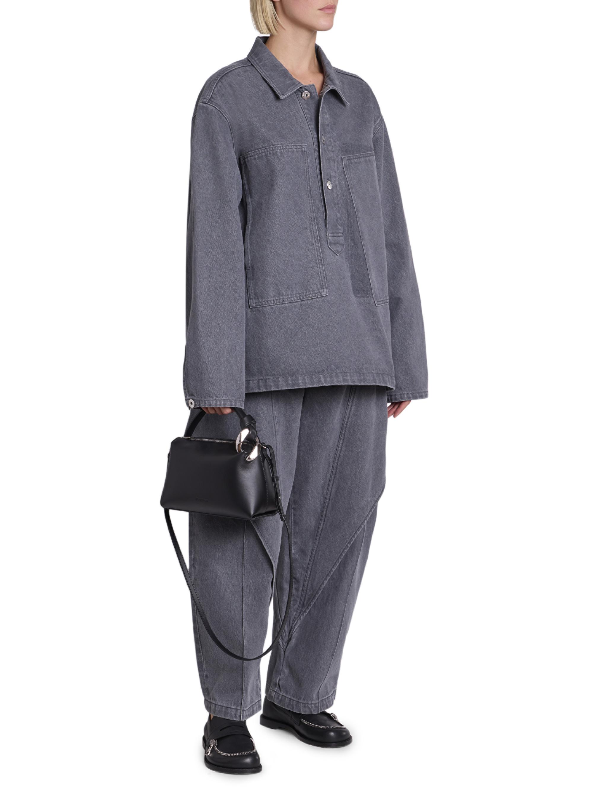 JW Anderson The Small JWA Corner Leather Top Handle Bag | Saks