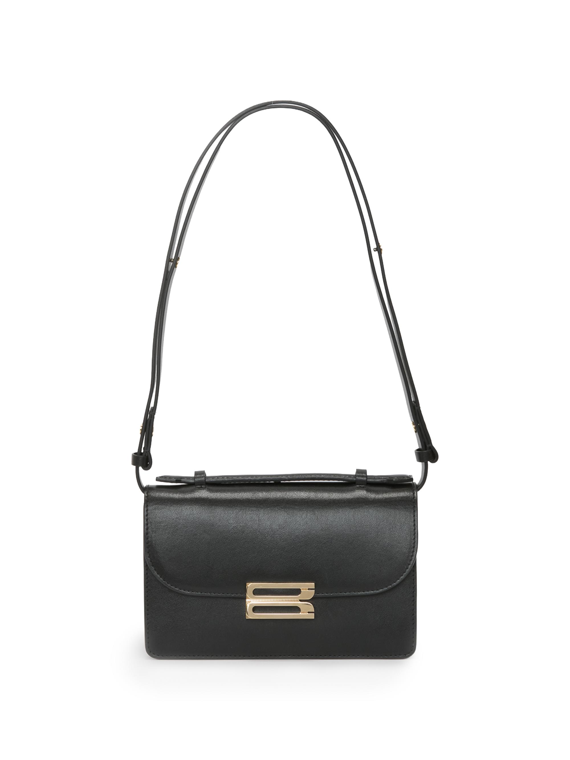 Victoria Beckham Women's Mini Dorian Leather Shoulder Bag - Black