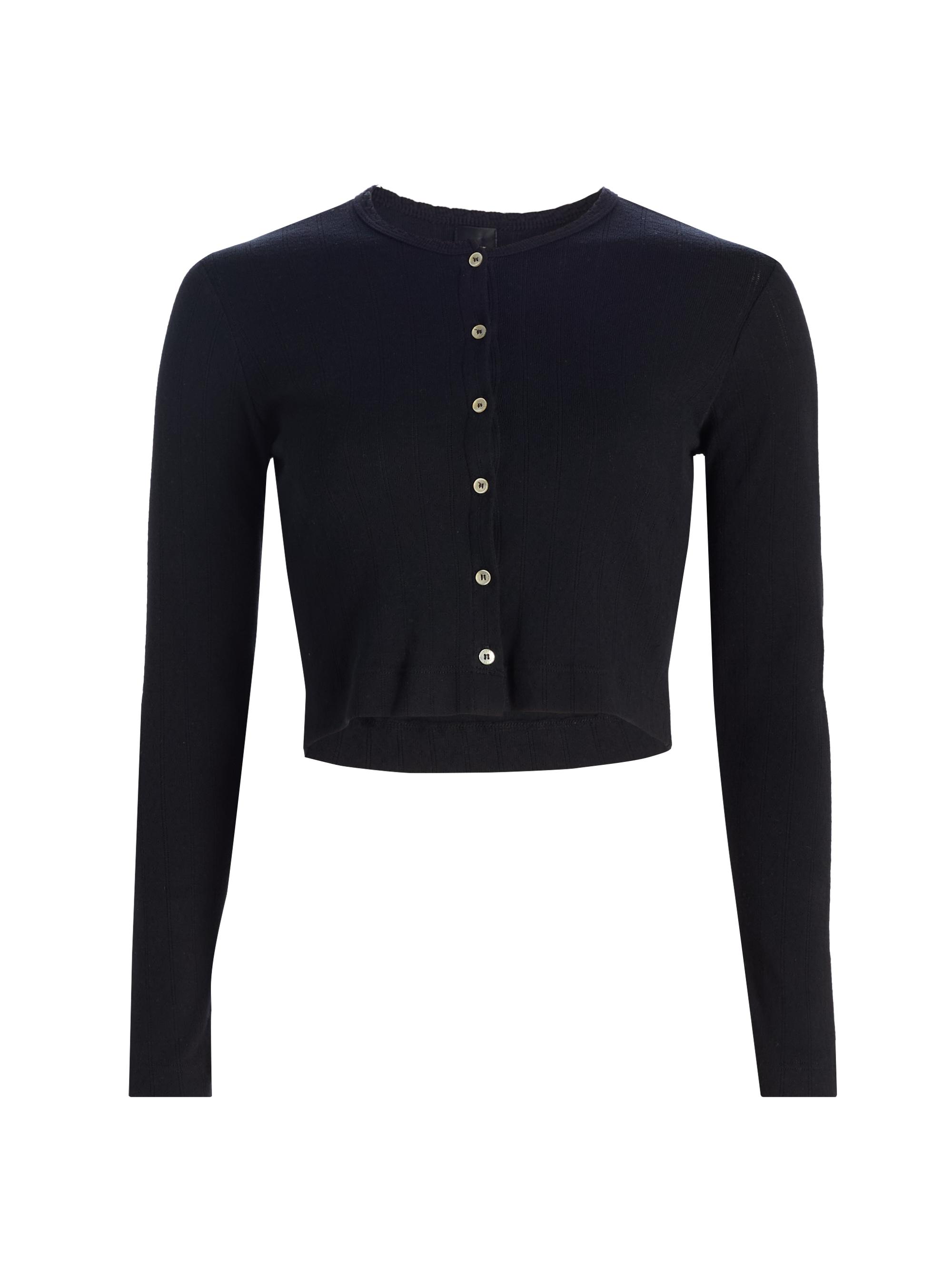 rag & bone Abby Scuba Crewneck Cardigan | Saks Fifth Avenue