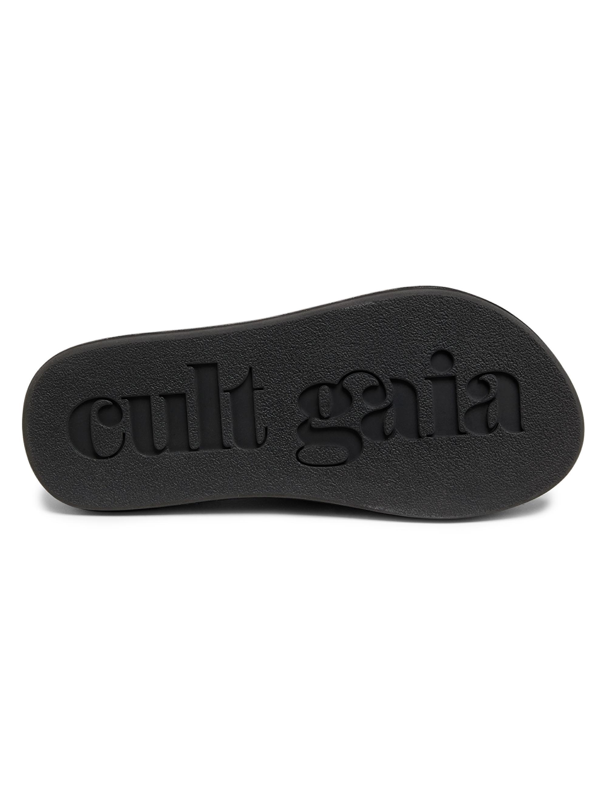 Cult Gaia Leather Platform Sandals | Saks Fifth Avenue