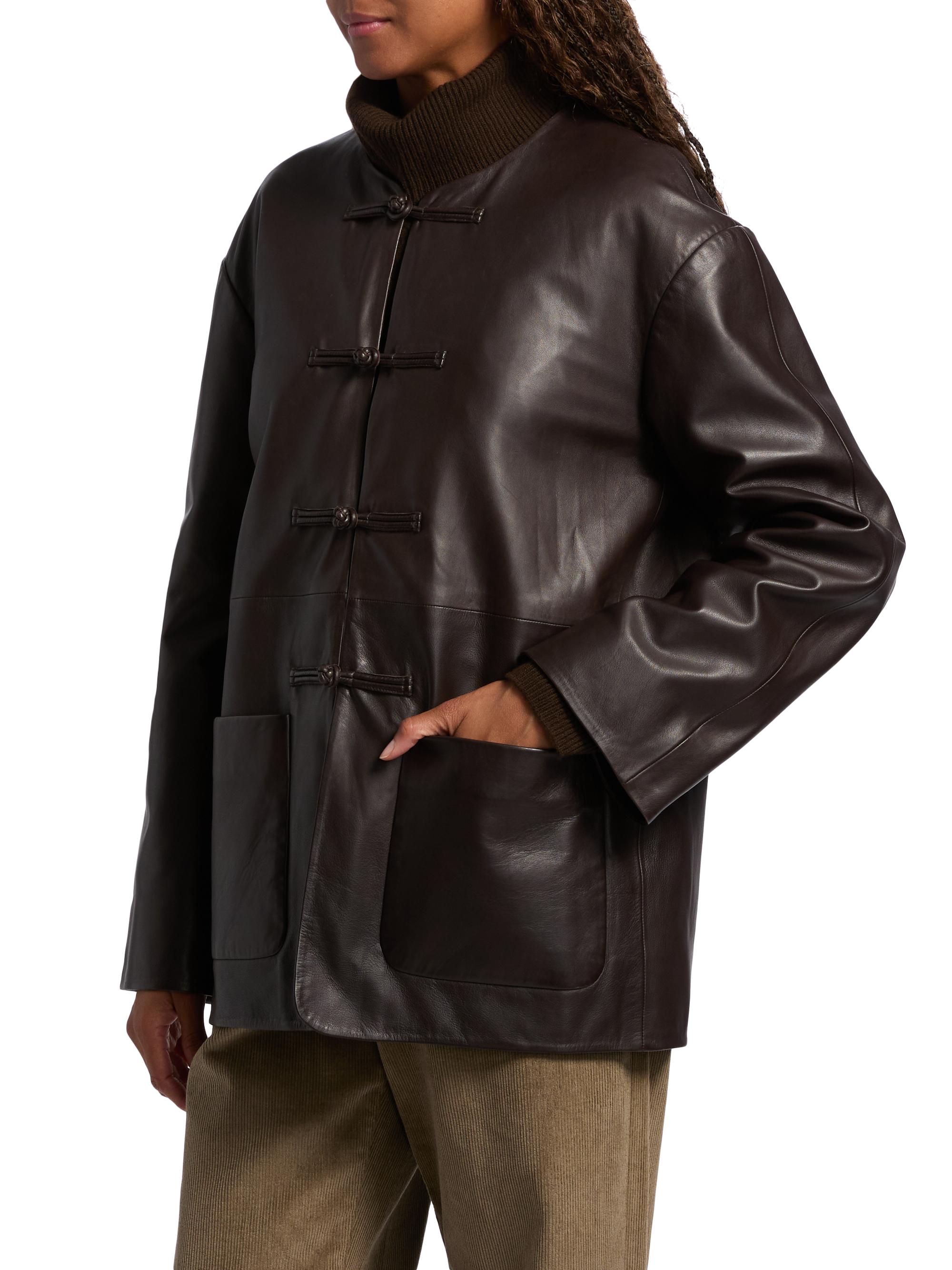 Róhe Marie Leather Jacket | Saks Fifth Avenue