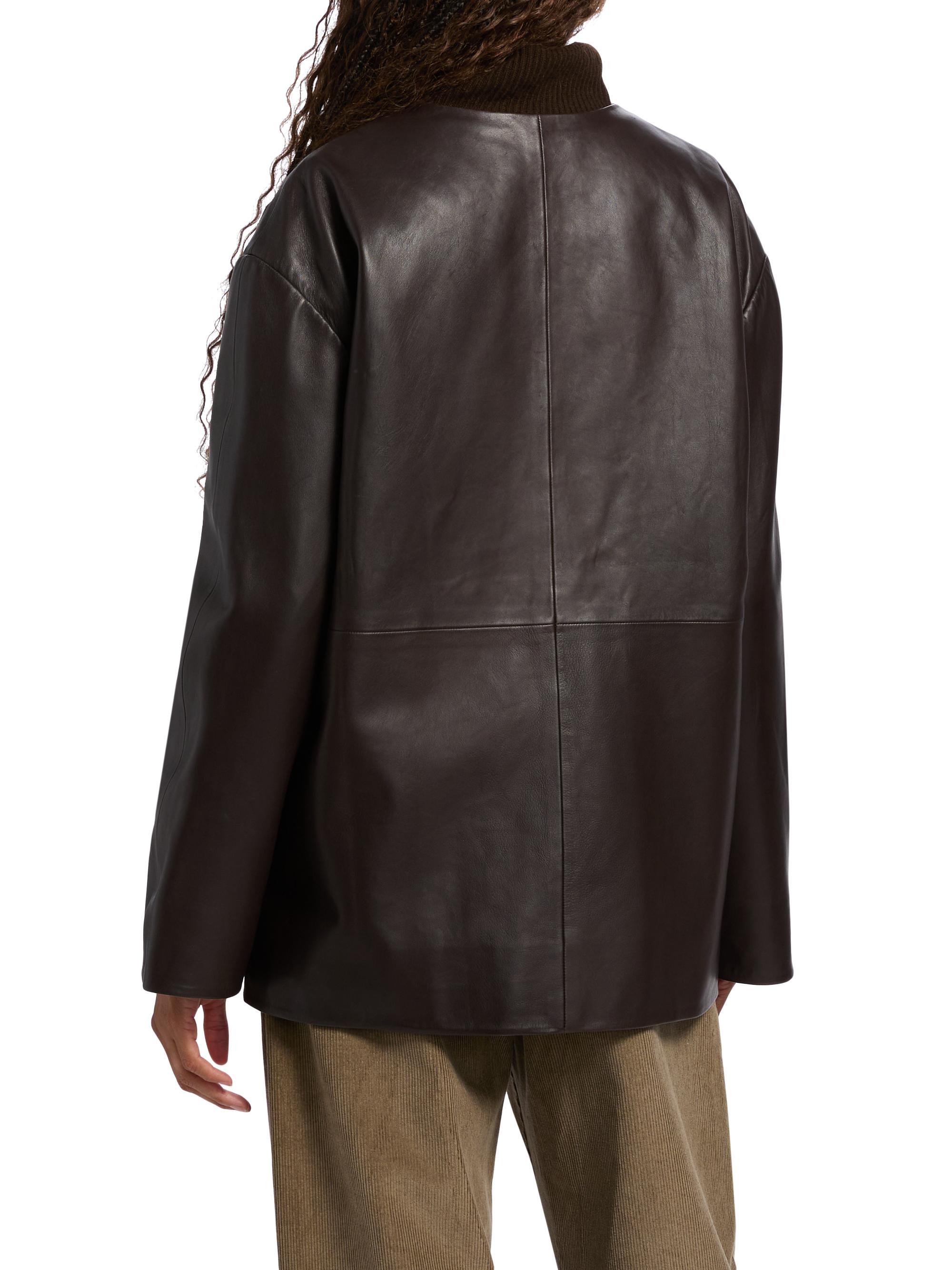 Róhe Marie Leather Jacket | Saks Fifth Avenue