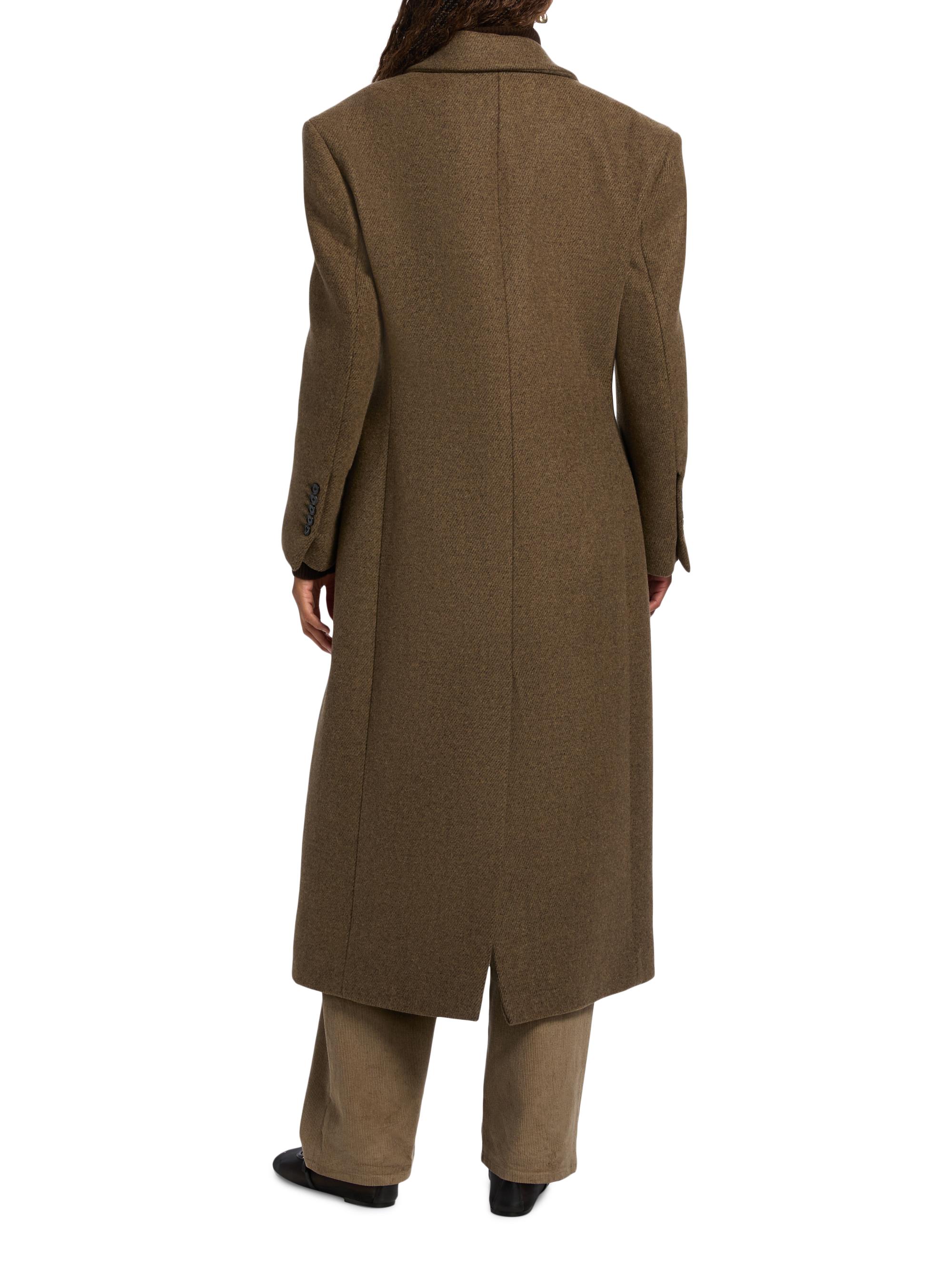 Hourglass Wool Coat