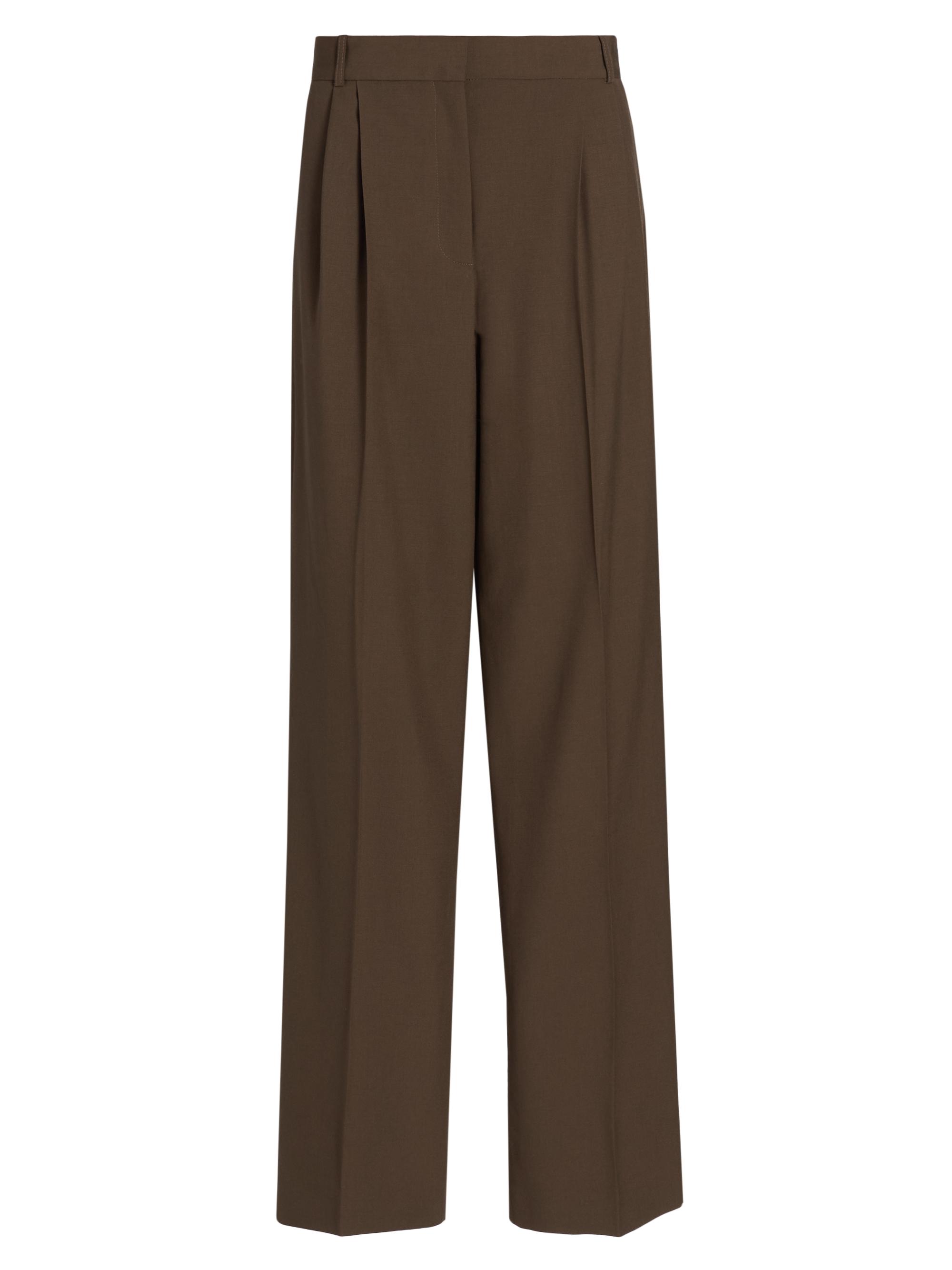 Dries Van Noten Pamplona Pleated Cotton Wide-Leg Pants | Saks