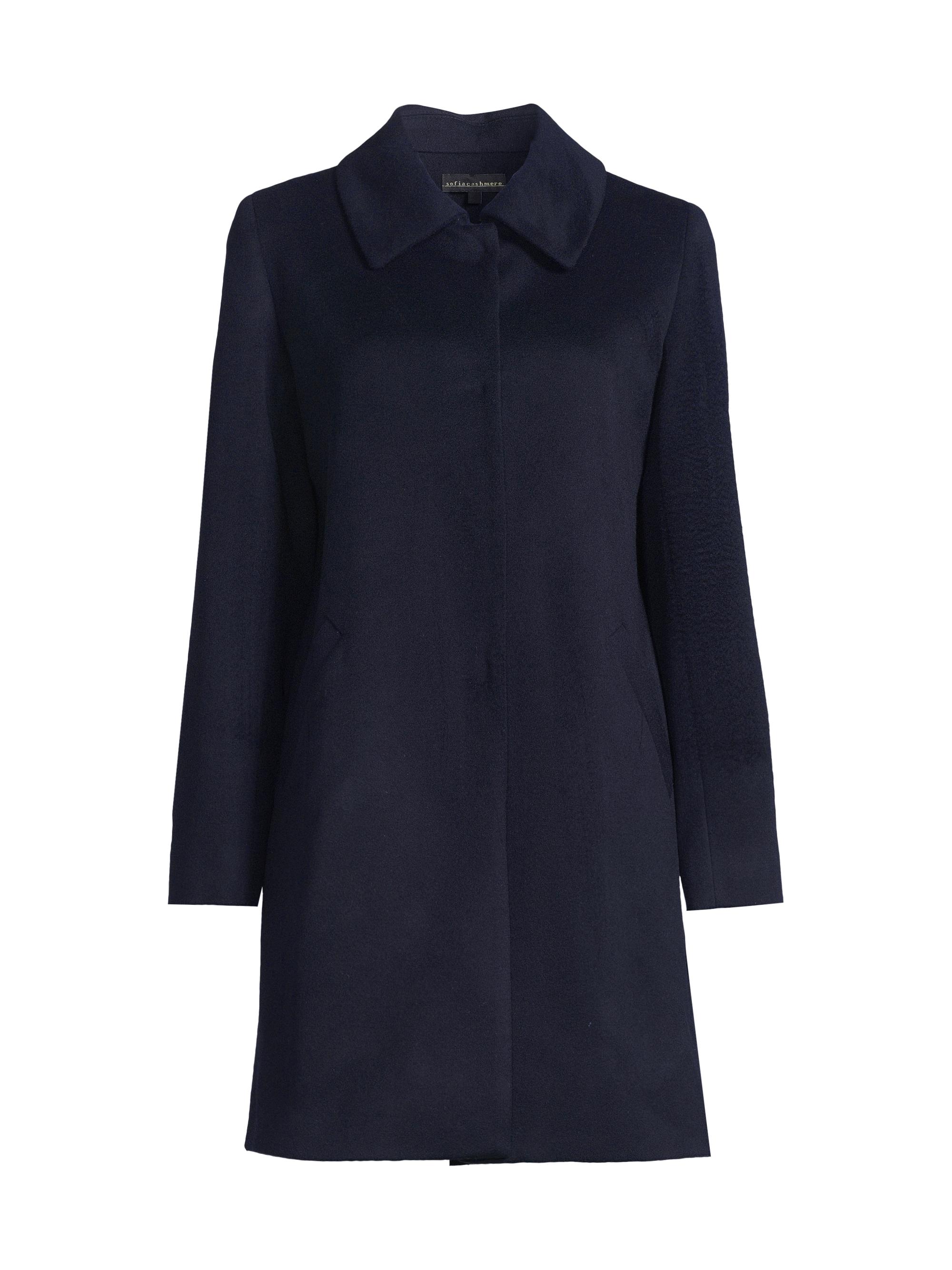 Cinzia Rocca Envelope Collar Wool-Cashmere Coat | Saks Fifth Avenue