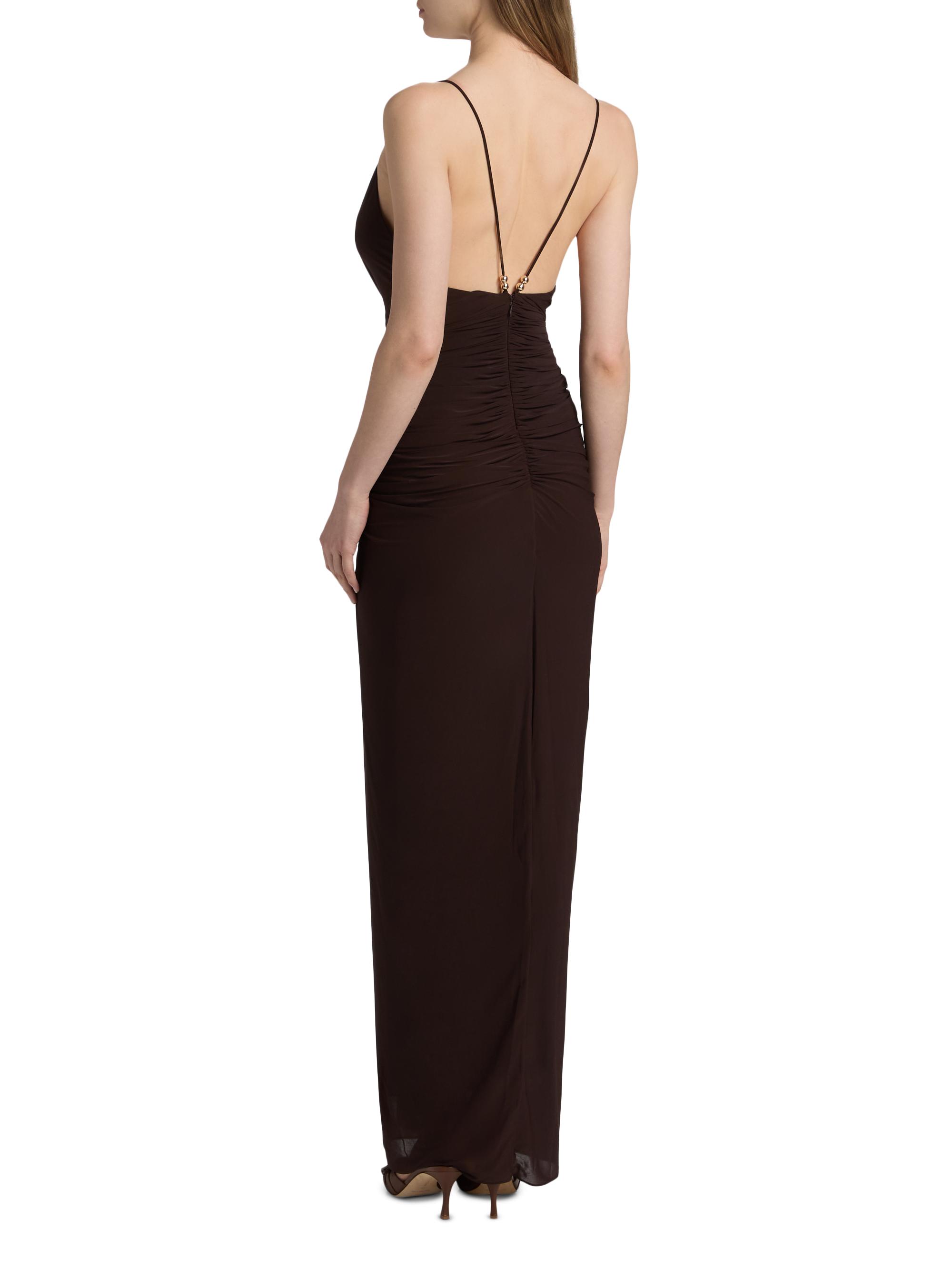 chinese dress ladies Anya Black Lace Maxi Dress Black-Nude / Medium main image 0