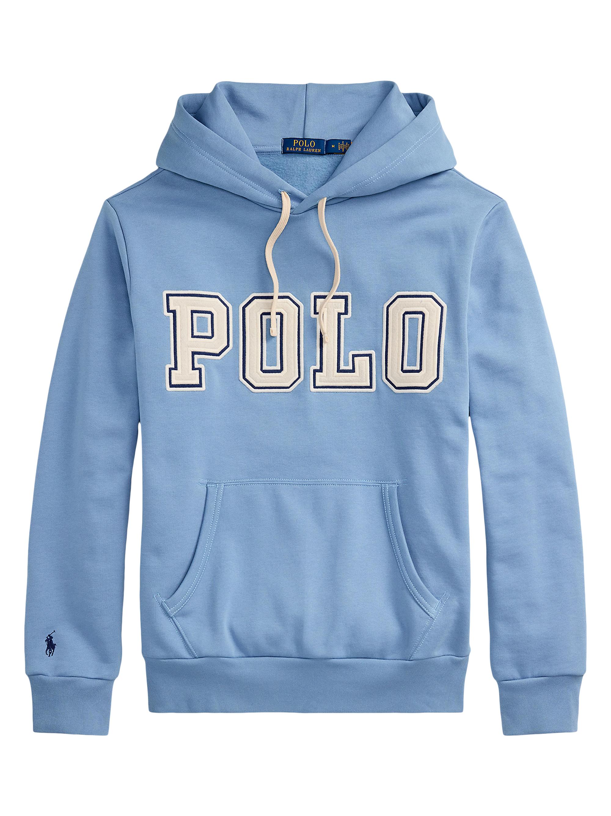 Polo Ralph Lauren Men's Logo Fleece Hoodie - Channel Blue