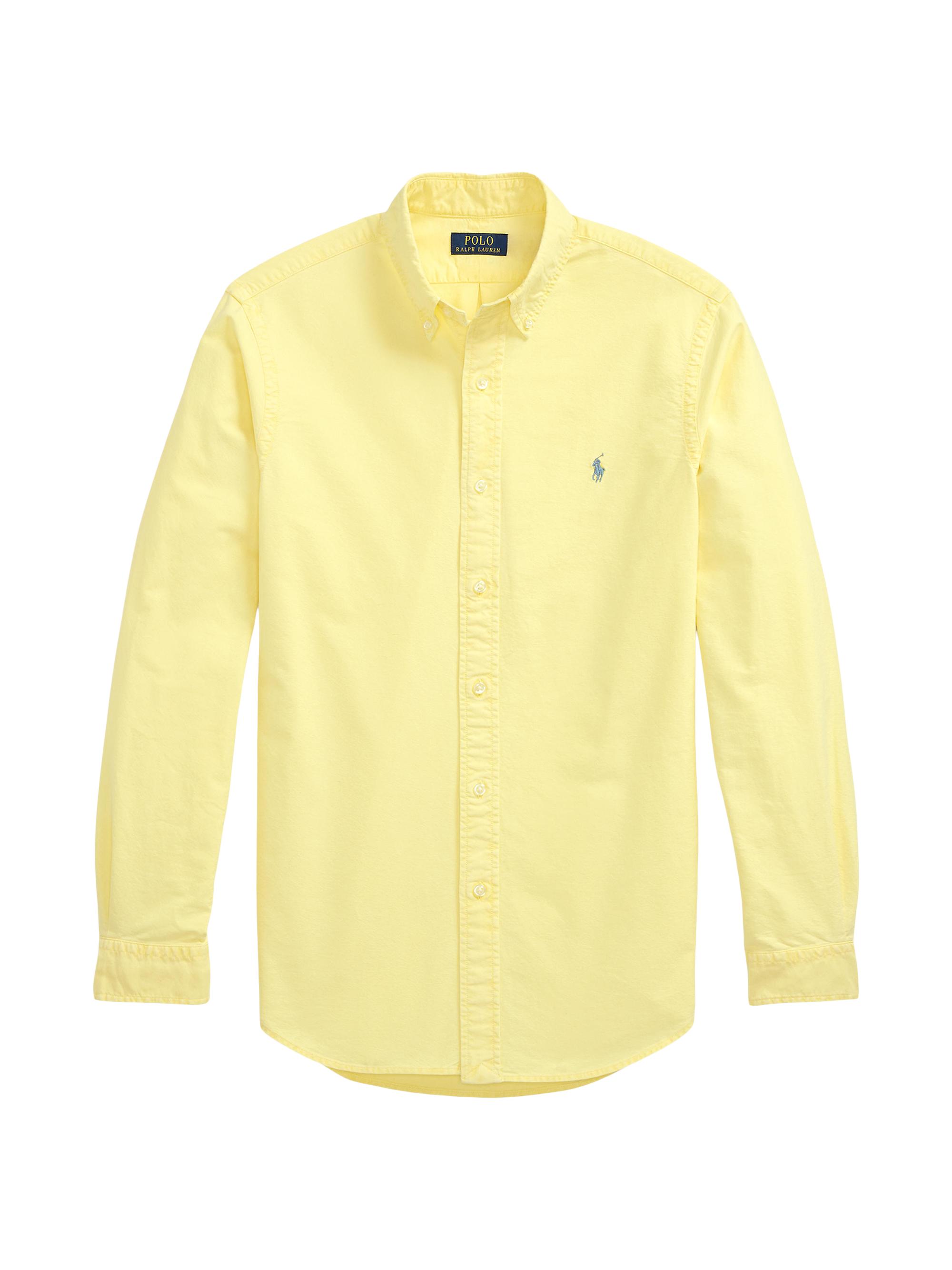 Polo Ralph Lauren Men's Classic-Fit Garment-Dyed Oxford Shirt - Channel Blue