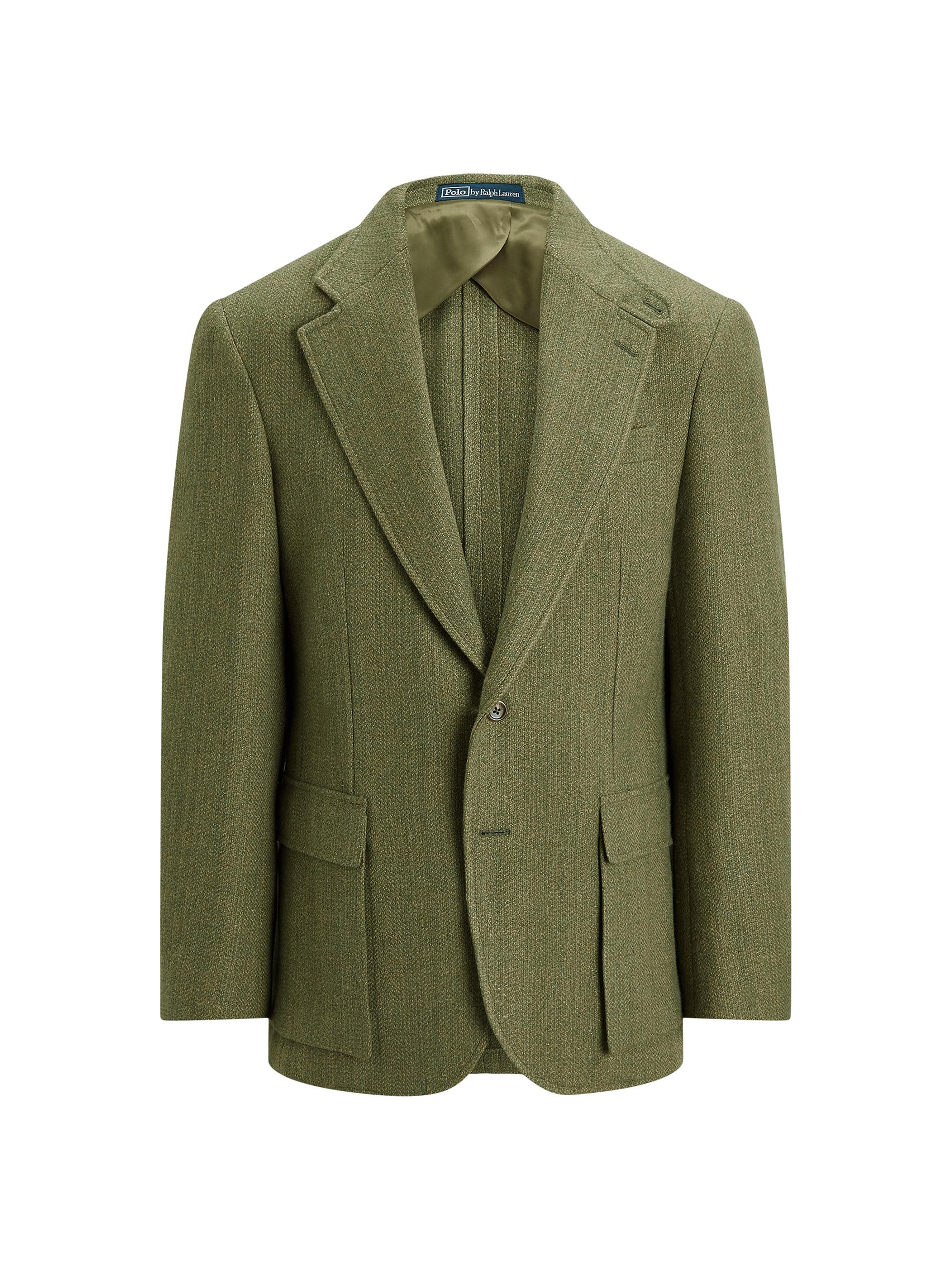 louren ローレン slab tweed classic jacket 0400022946100_DUSTYSAGEMULTI?