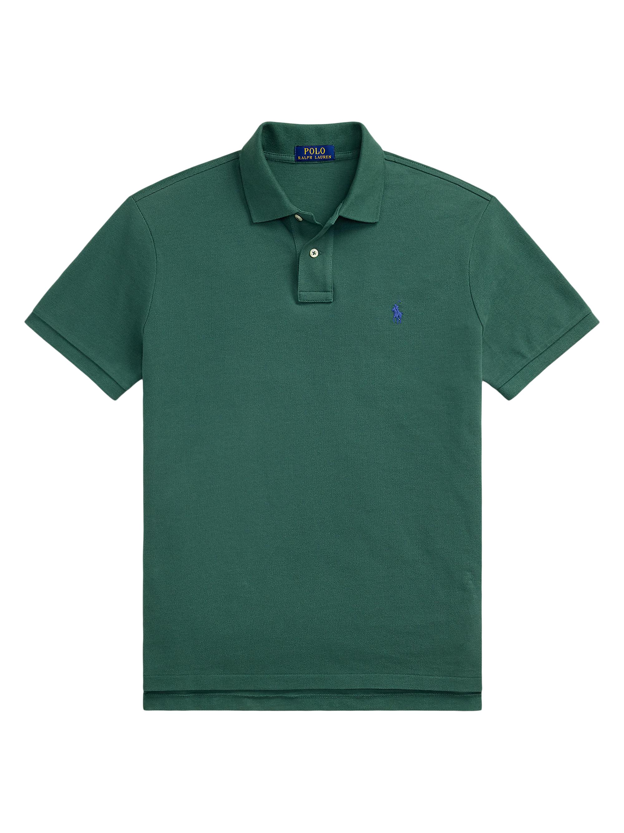 Custom-Slim-Fit Mesh Polo Shirt