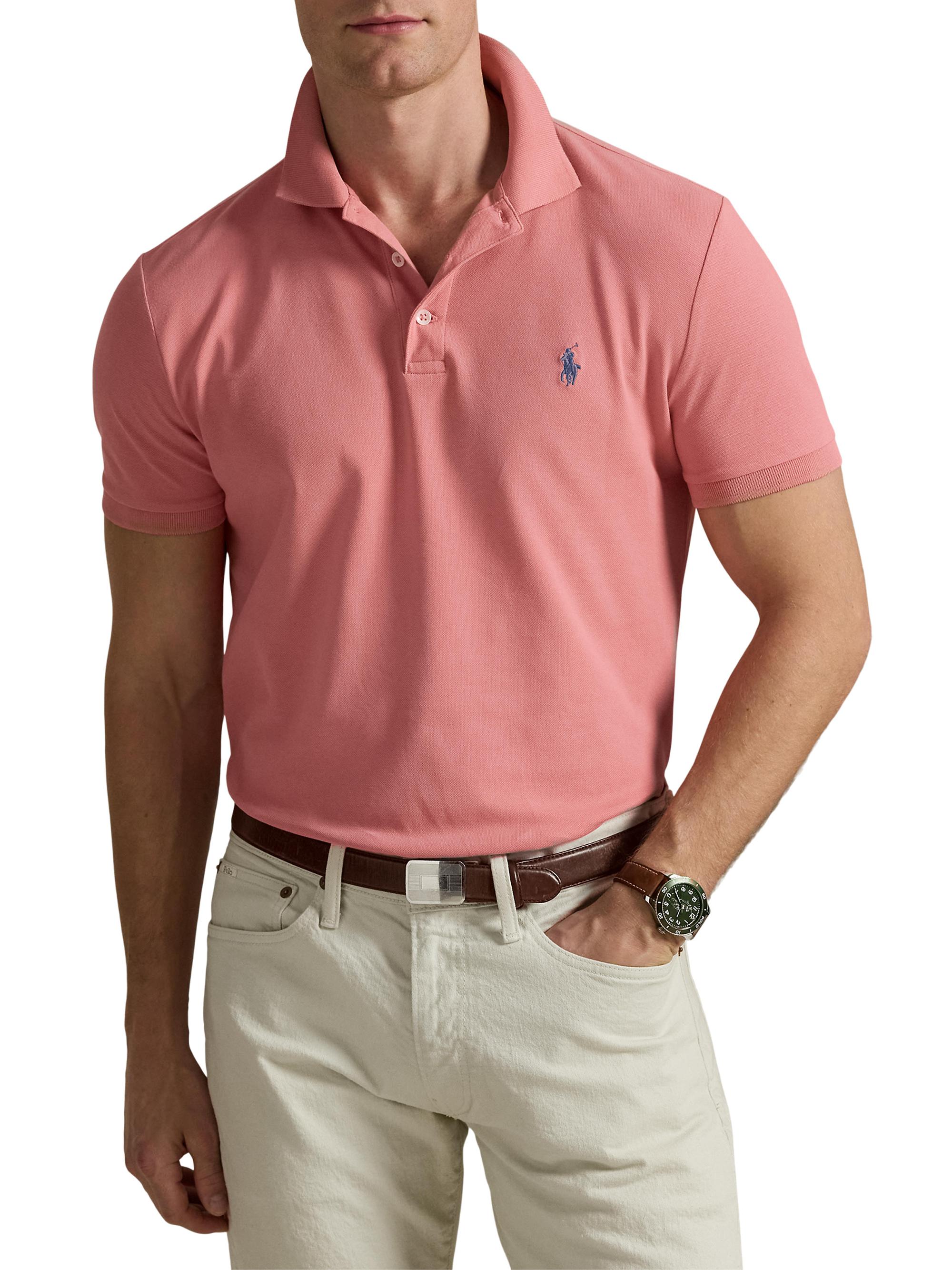 Polo Ralph Lauren Custom-Slim-Fit Stretch Mesh Polo Shirt | Saks