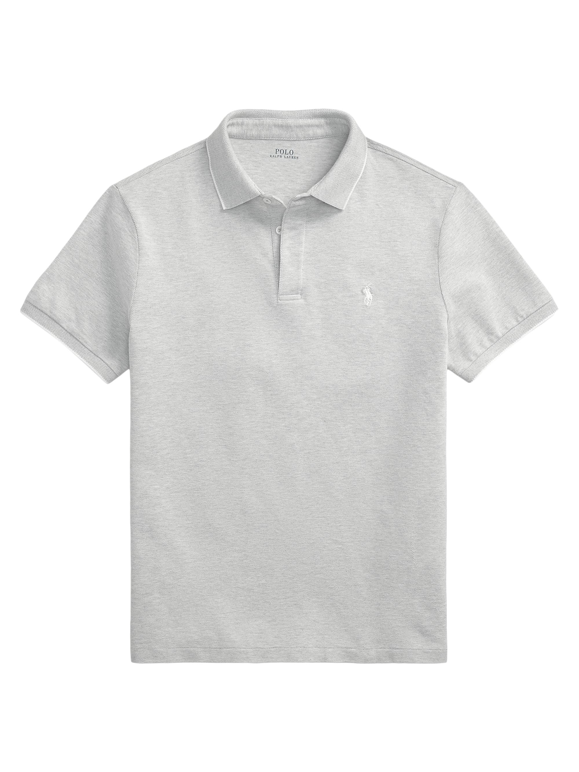 Custom-Slim-Fit Stretch Oxford Mesh Polo Shirt