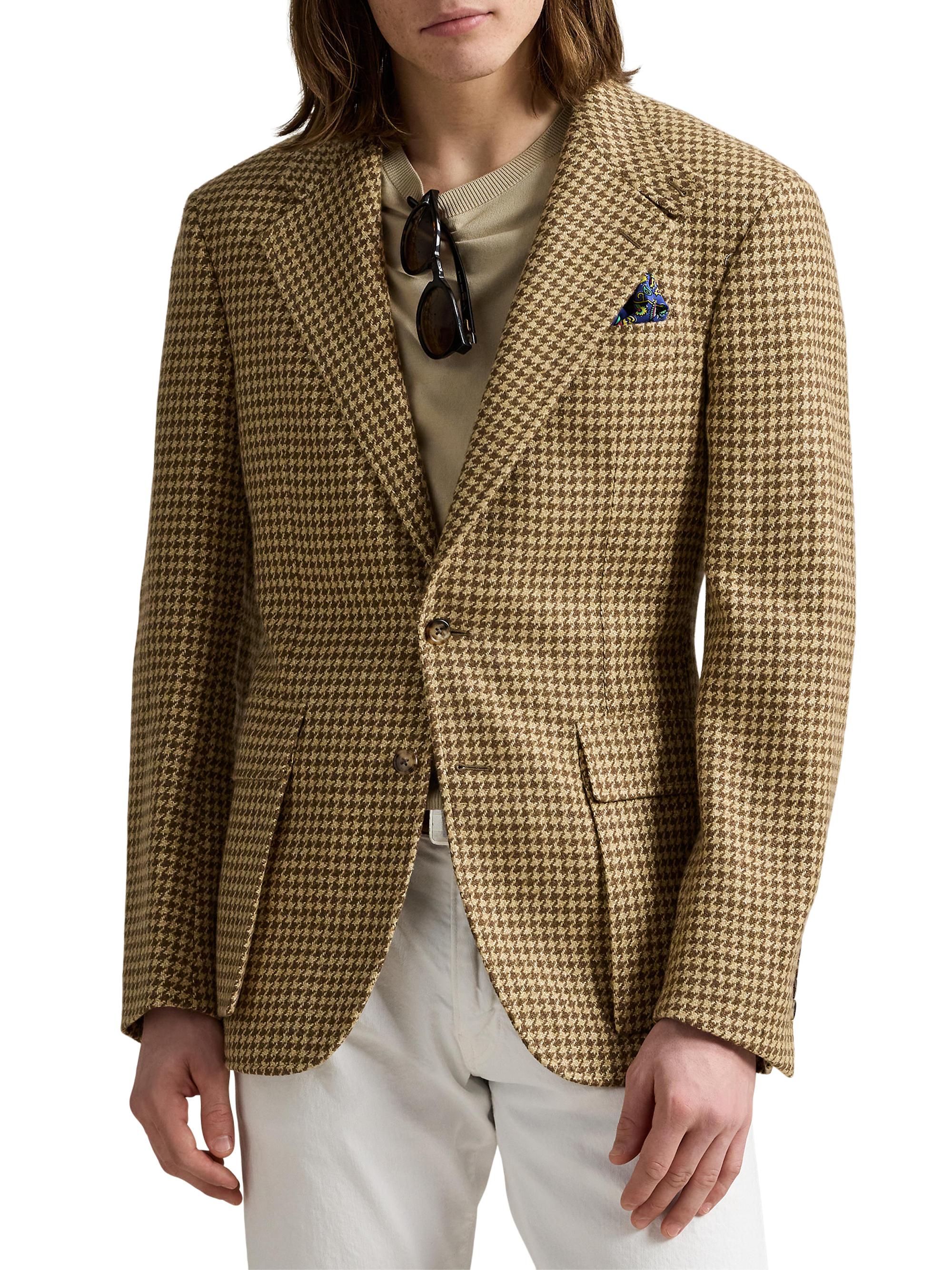 Polo Ralph Lauren The RL67 Houndstooth Jacket | Saks Fifth Avenue