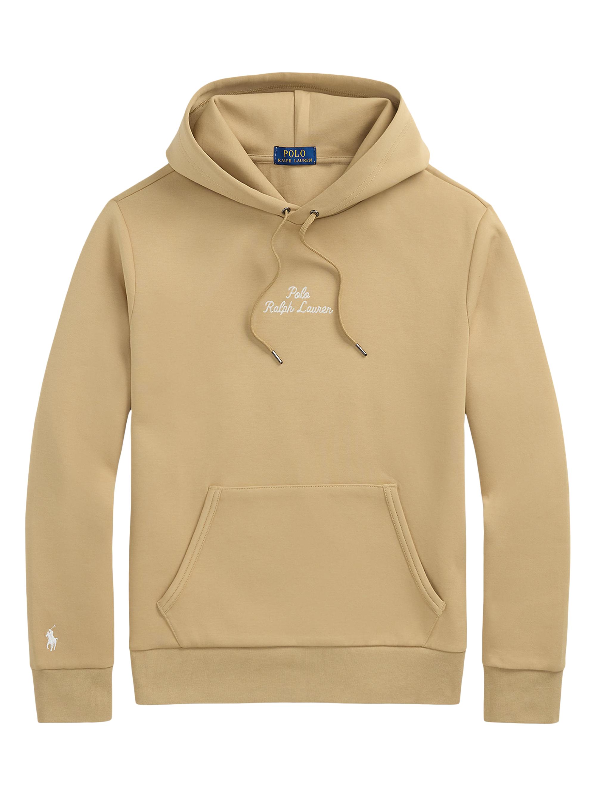 Polo Ralph Lauren Men's Logo Double-Knit Hoodie - Vintage Khaki