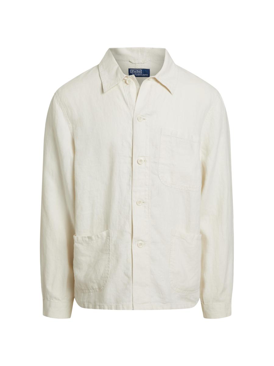Polo Ralph Lauren Linen Utility Jacket | Saks Fifth Avenue