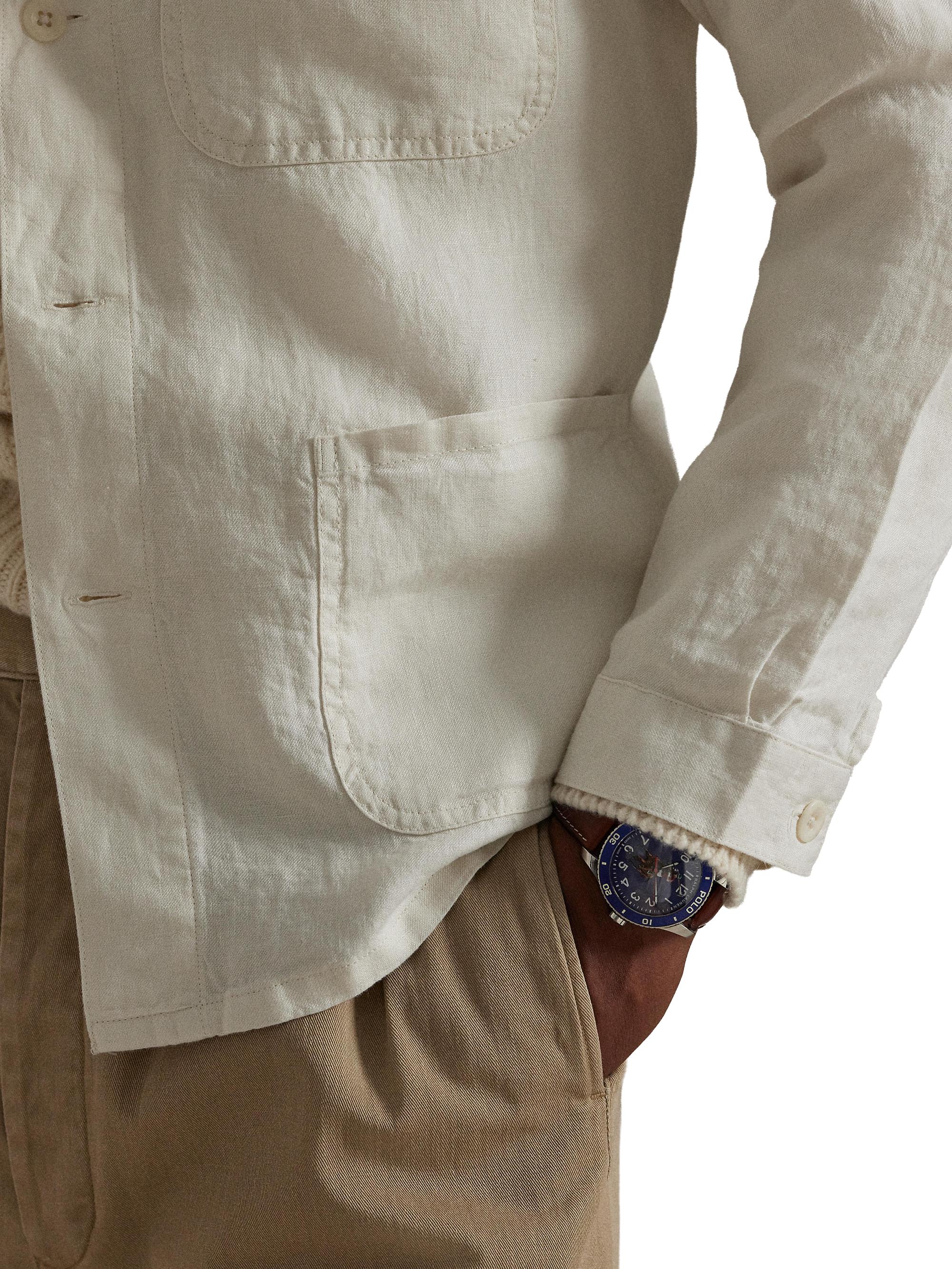Polo Ralph Lauren Linen Utility Jacket | Saks Fifth Avenue