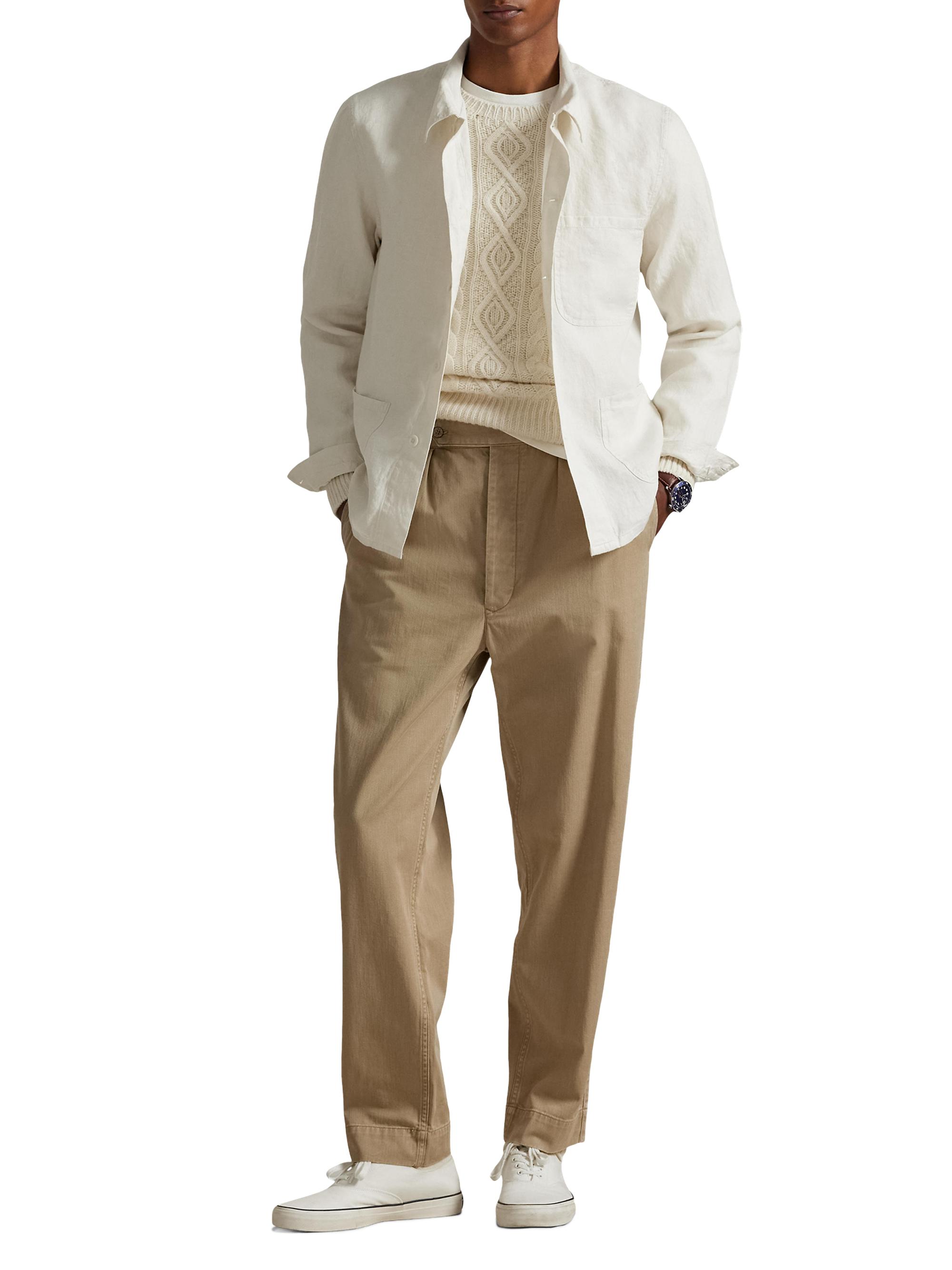 Polo Ralph Lauren Linen Utility Jacket | Saks Fifth Avenue