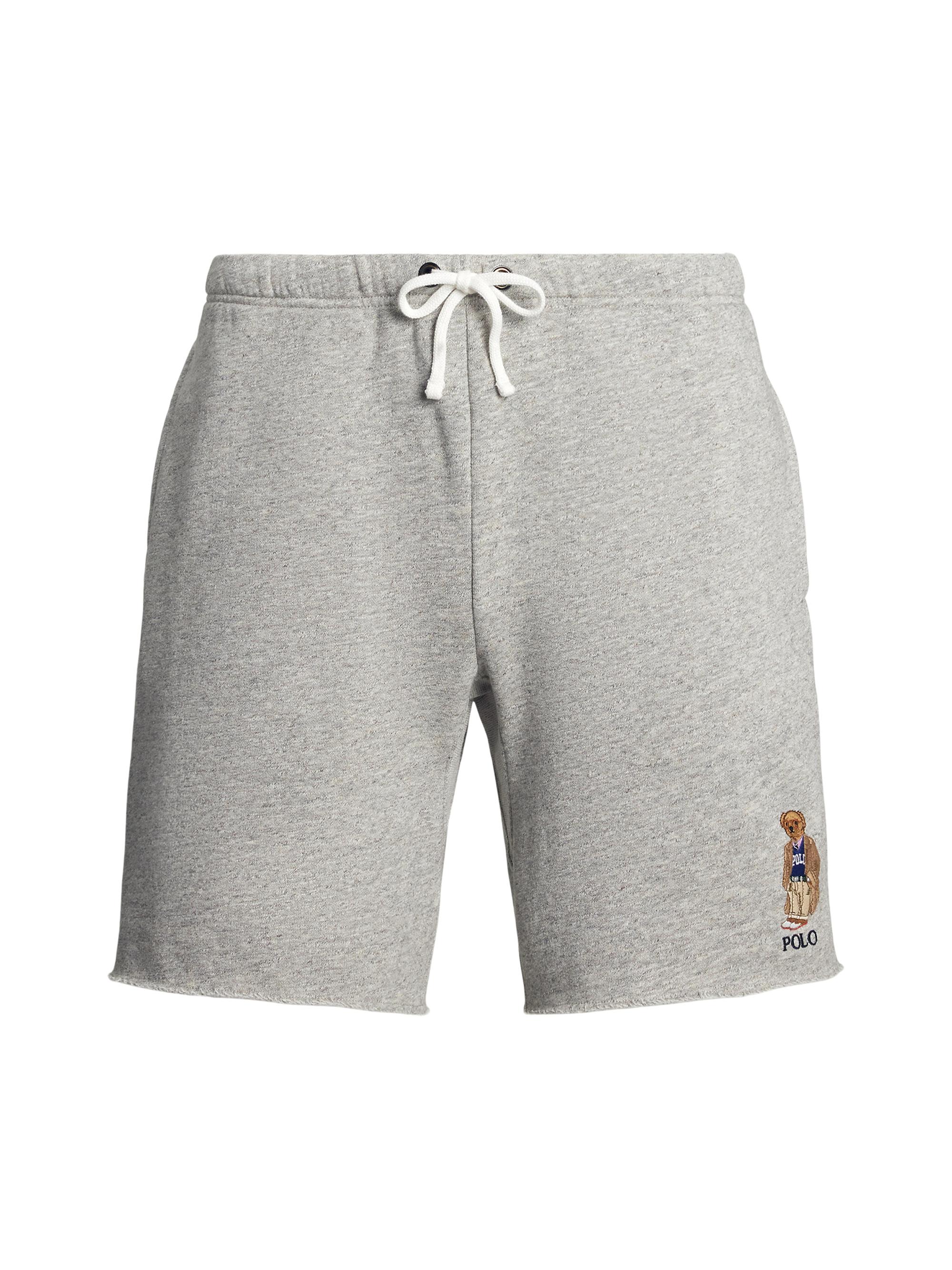 Polo Ralph Lauren Men's Polo Bear Fleece Shorts - Loft Heather Heritage Bear