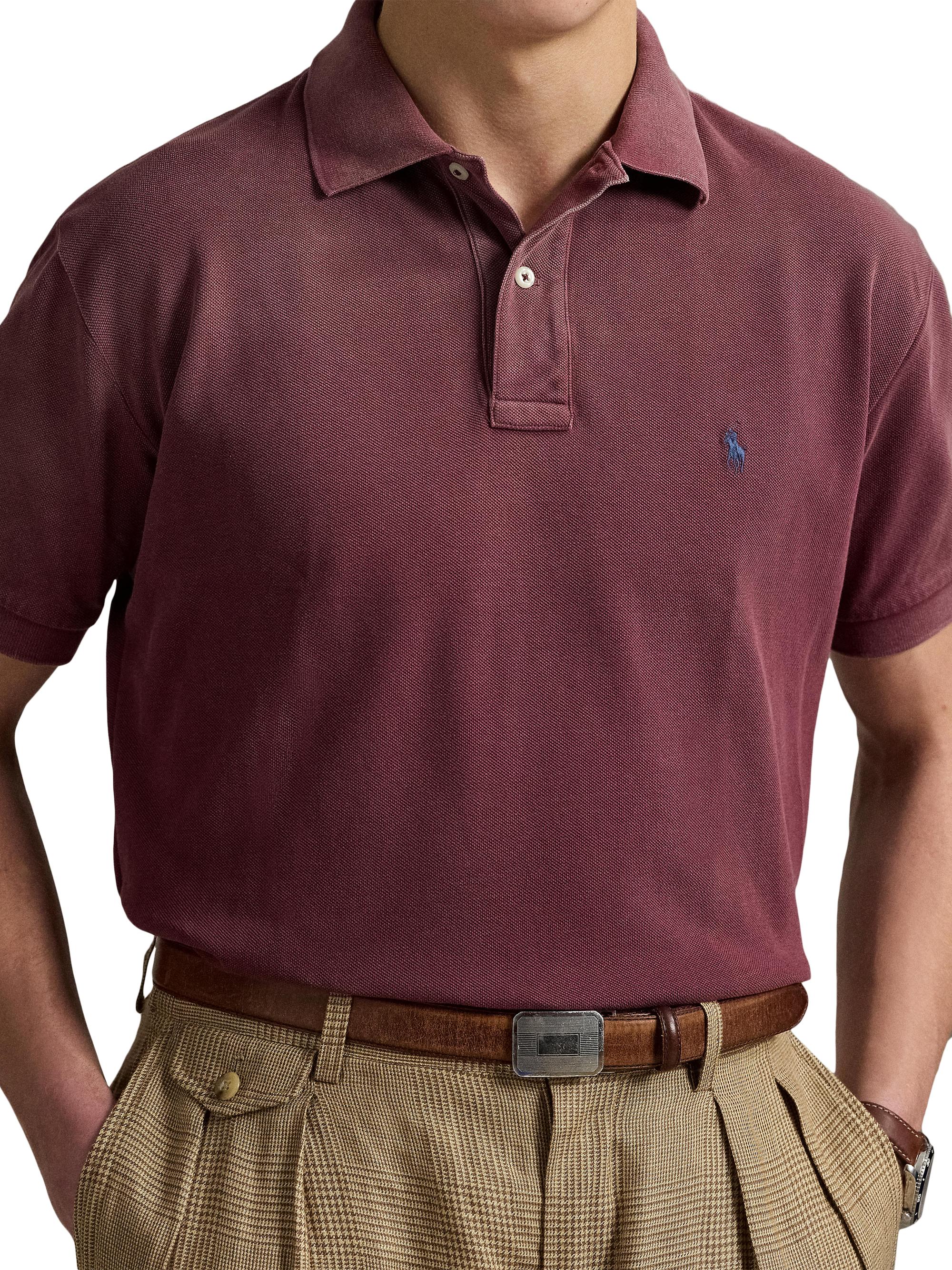 Polo Ralph Lauren Original-Fit Mesh Polo Shirt | Saks Fifth Avenue