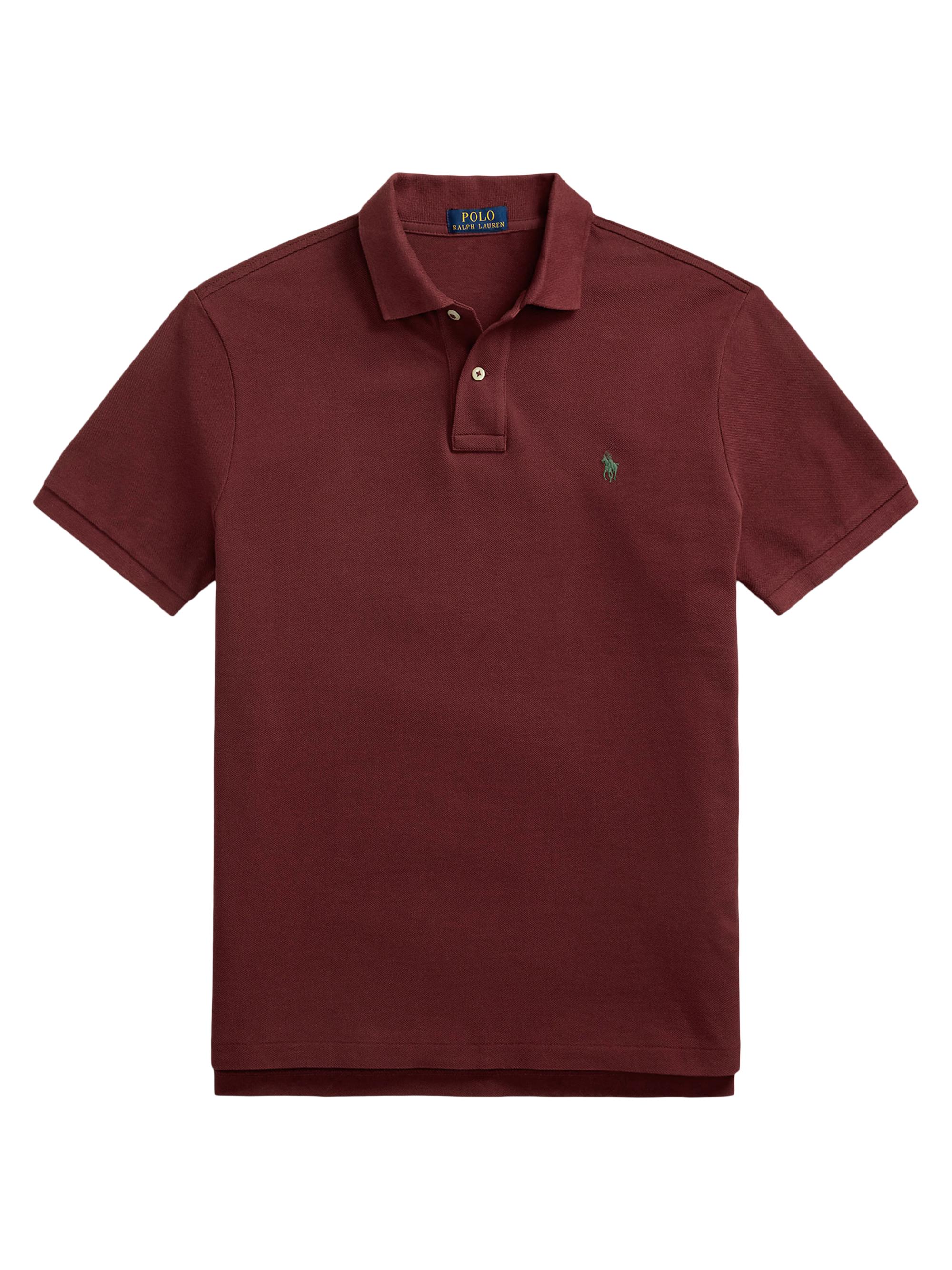 Custom-Slim-Fit Mesh Polo Shirt