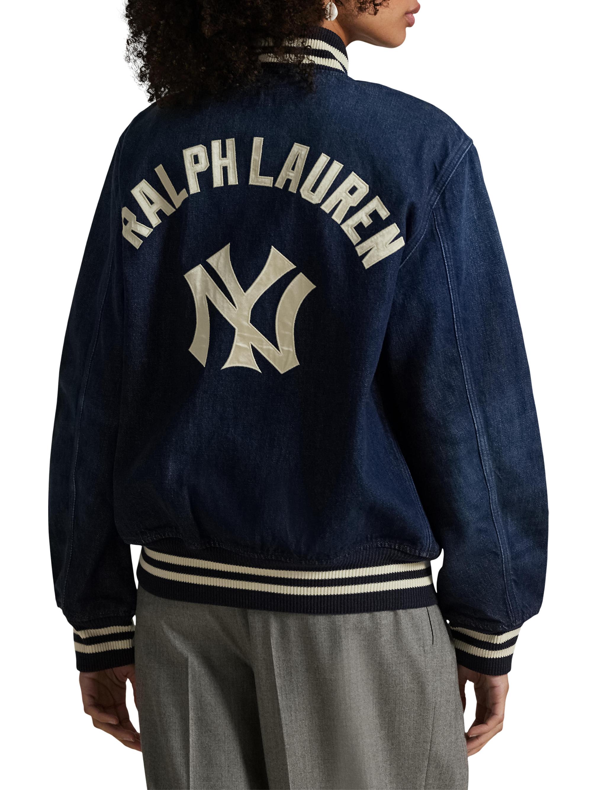 Polo Ralph Lauren Yankees Denim Bomber Jacket | Saks Fifth Avenue