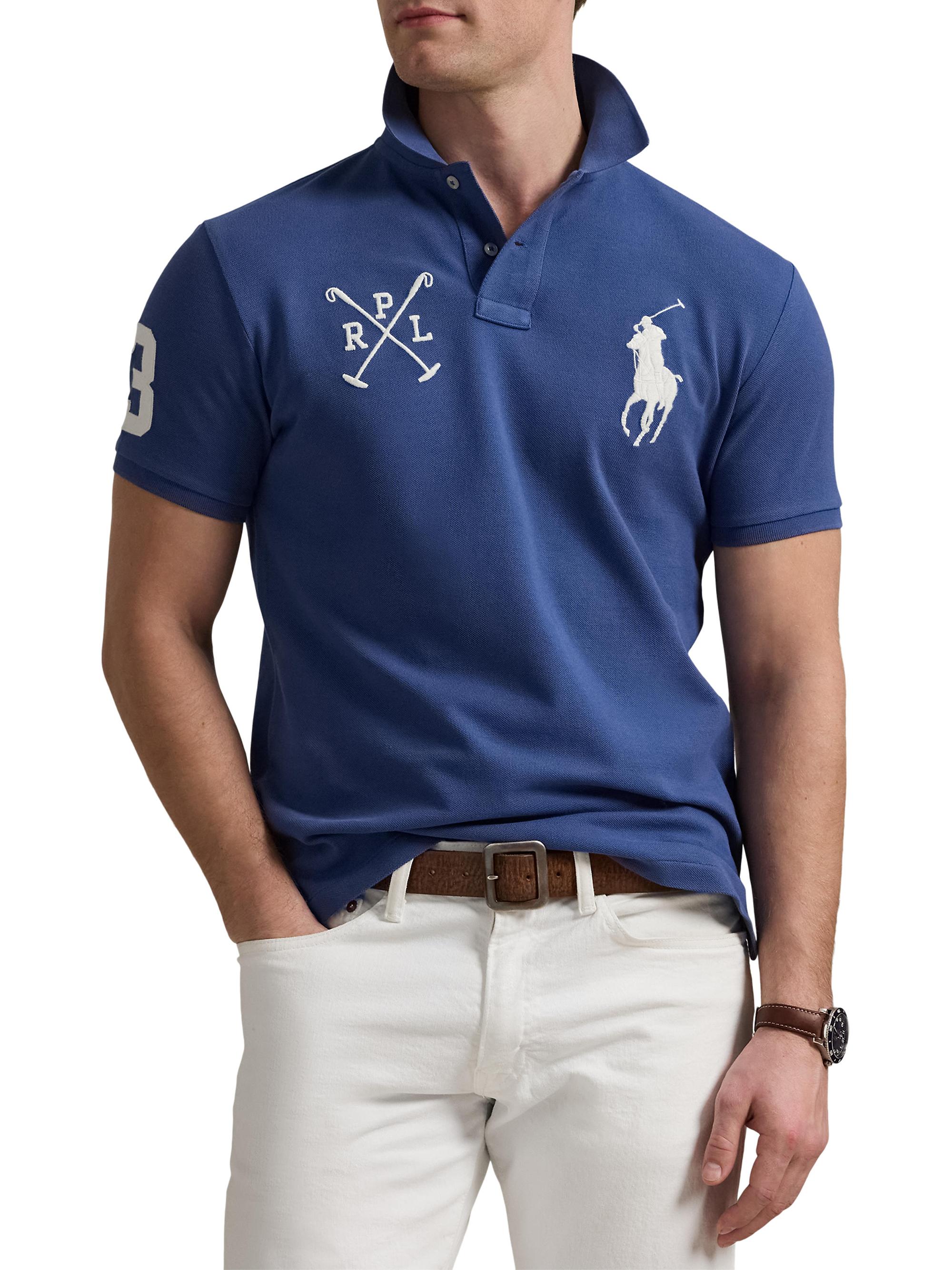 ポロラルフローレン ビッグポニー メッシュポロ（CUSTOM SLIM FIT） Polo Ralph Lauren Custom Slim Fit Big Pony Mesh Short-Sleeve Polo