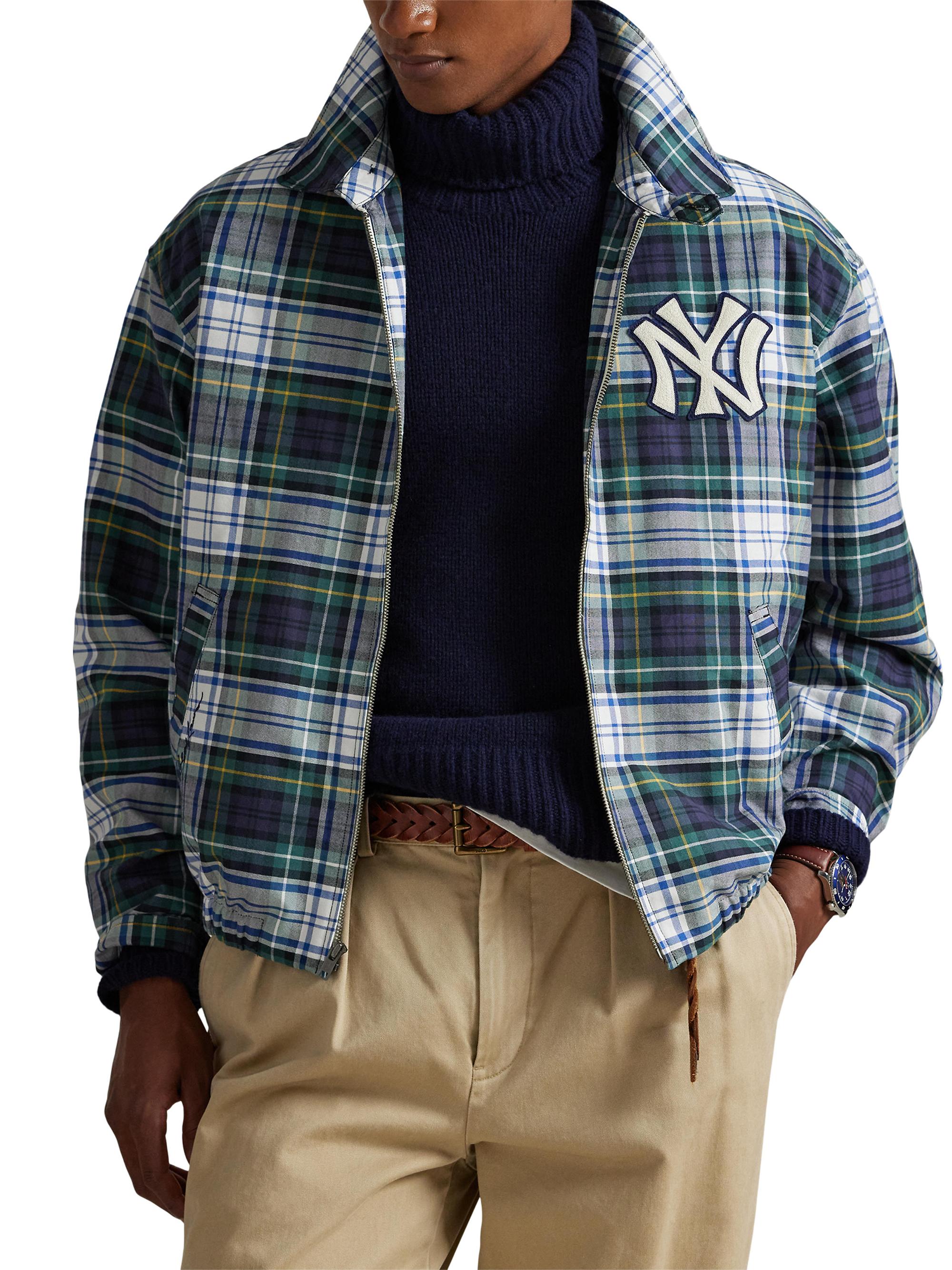 Polo Ralph Lauren Yankees Plaid Oxford Jacket | Saks Fifth Avenue