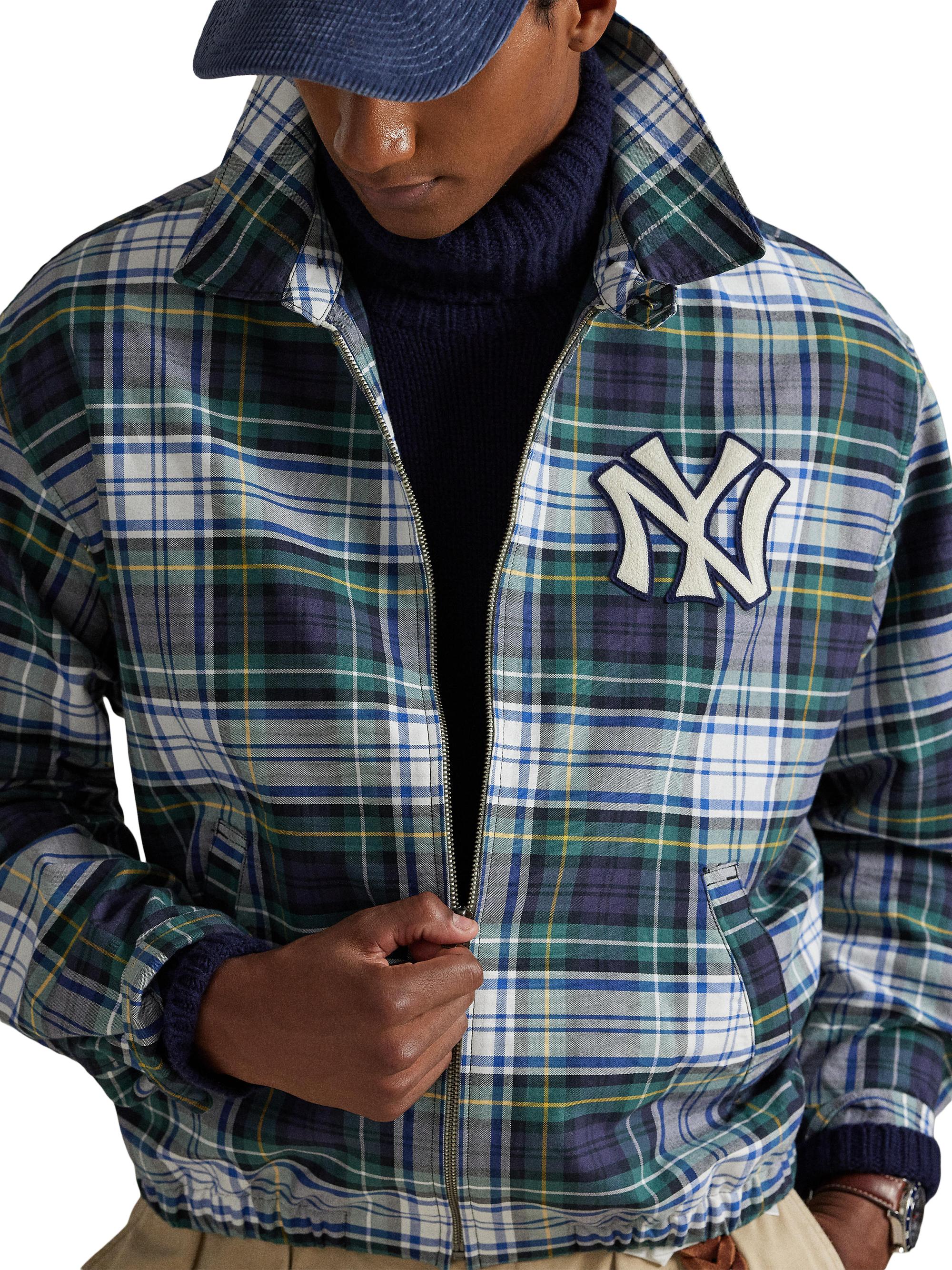 Polo Ralph Lauren Yankees Plaid Oxford Jacket | Saks Fifth Avenue