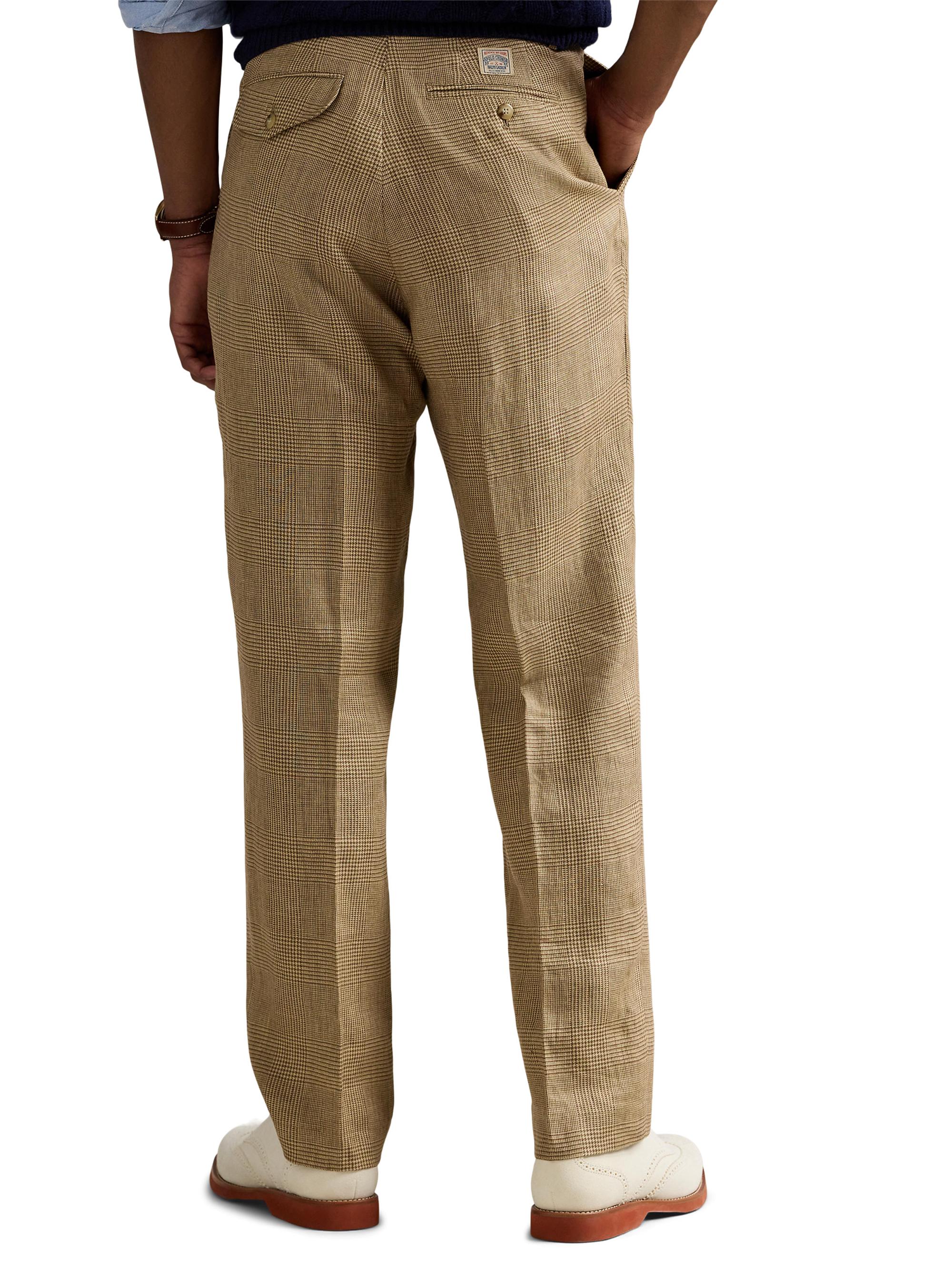 Polo Ralph Lauren Whitman Relaxed Fit Glen Plaid Pants Saks