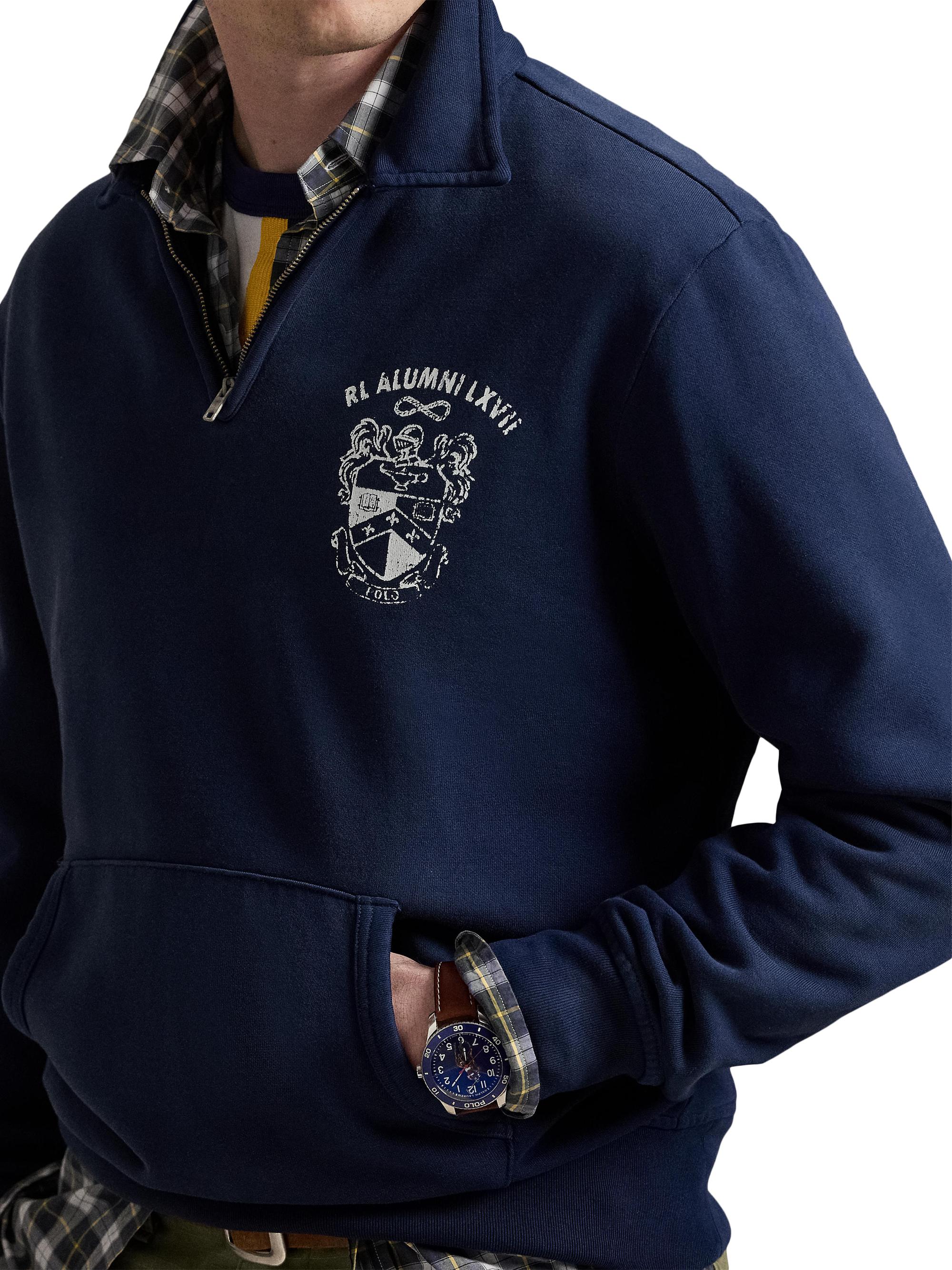 Polo Ralph Lauren Fleece Half-Zip Collared Pullover | Saks Fifth