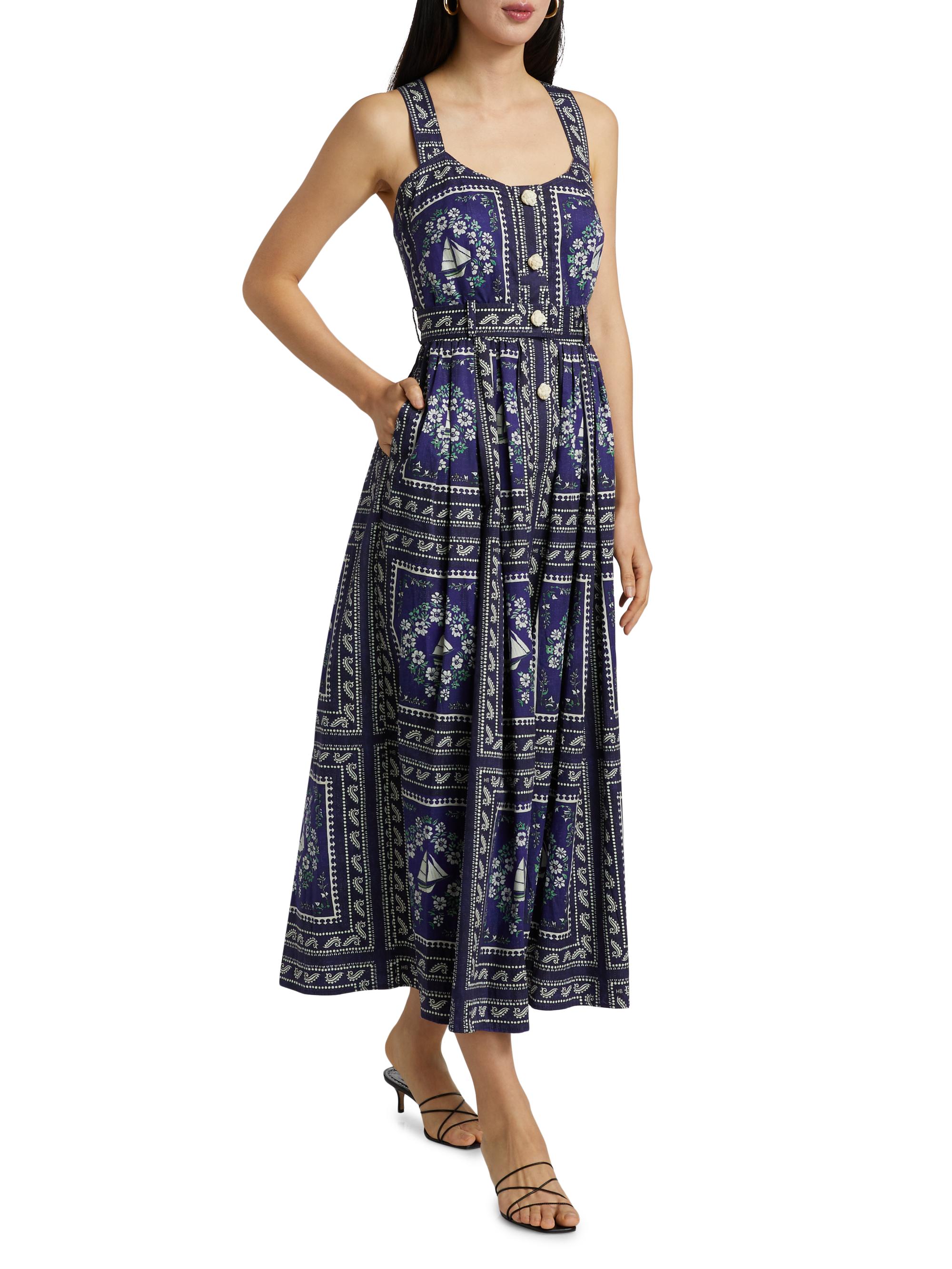 Hunter Bell Cleo Printed Cotton Maxi Dress | Saks Fifth Avenue