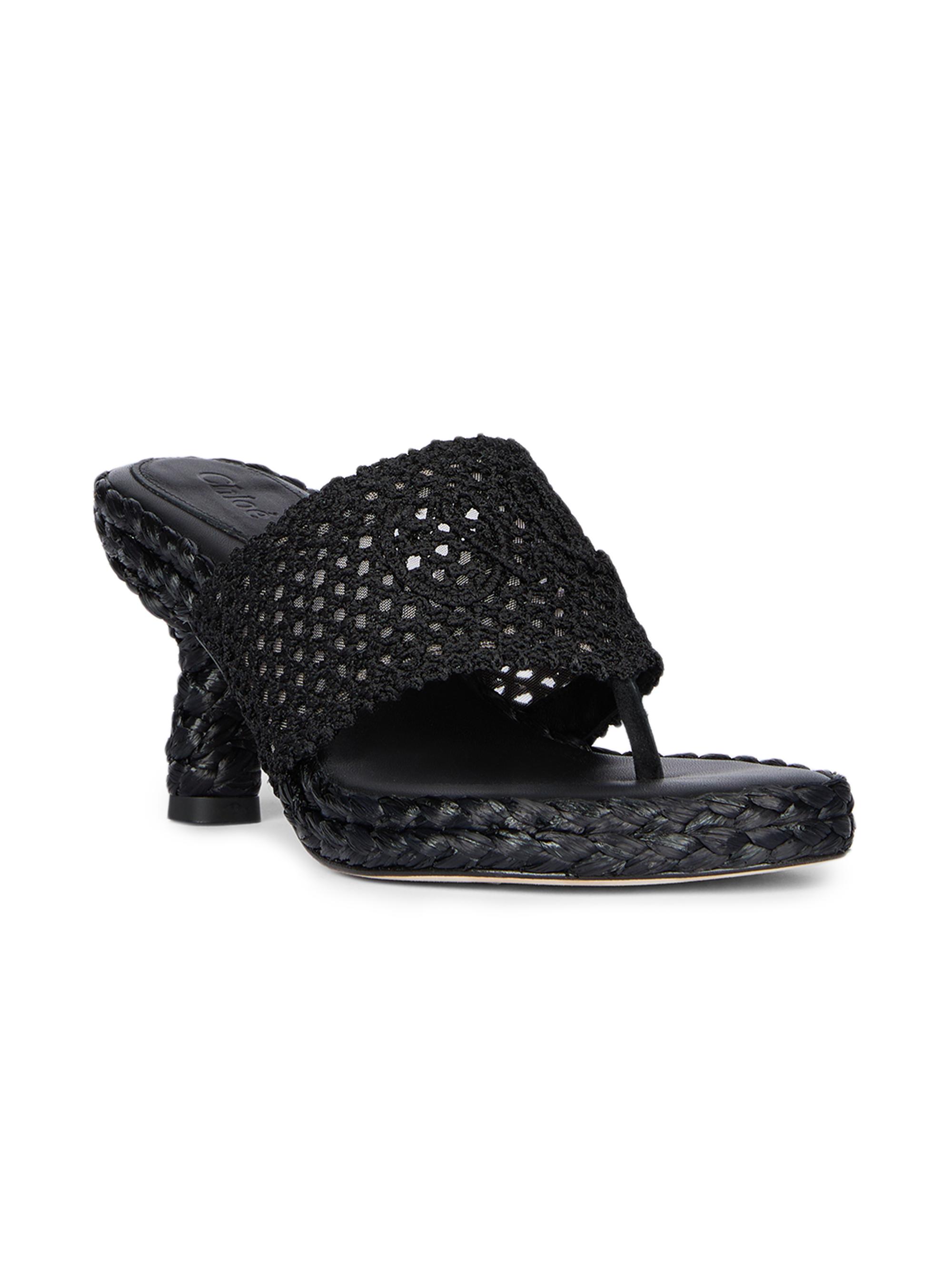 Chloé Isla Woven Thong Sandals | Saks Fifth Avenue