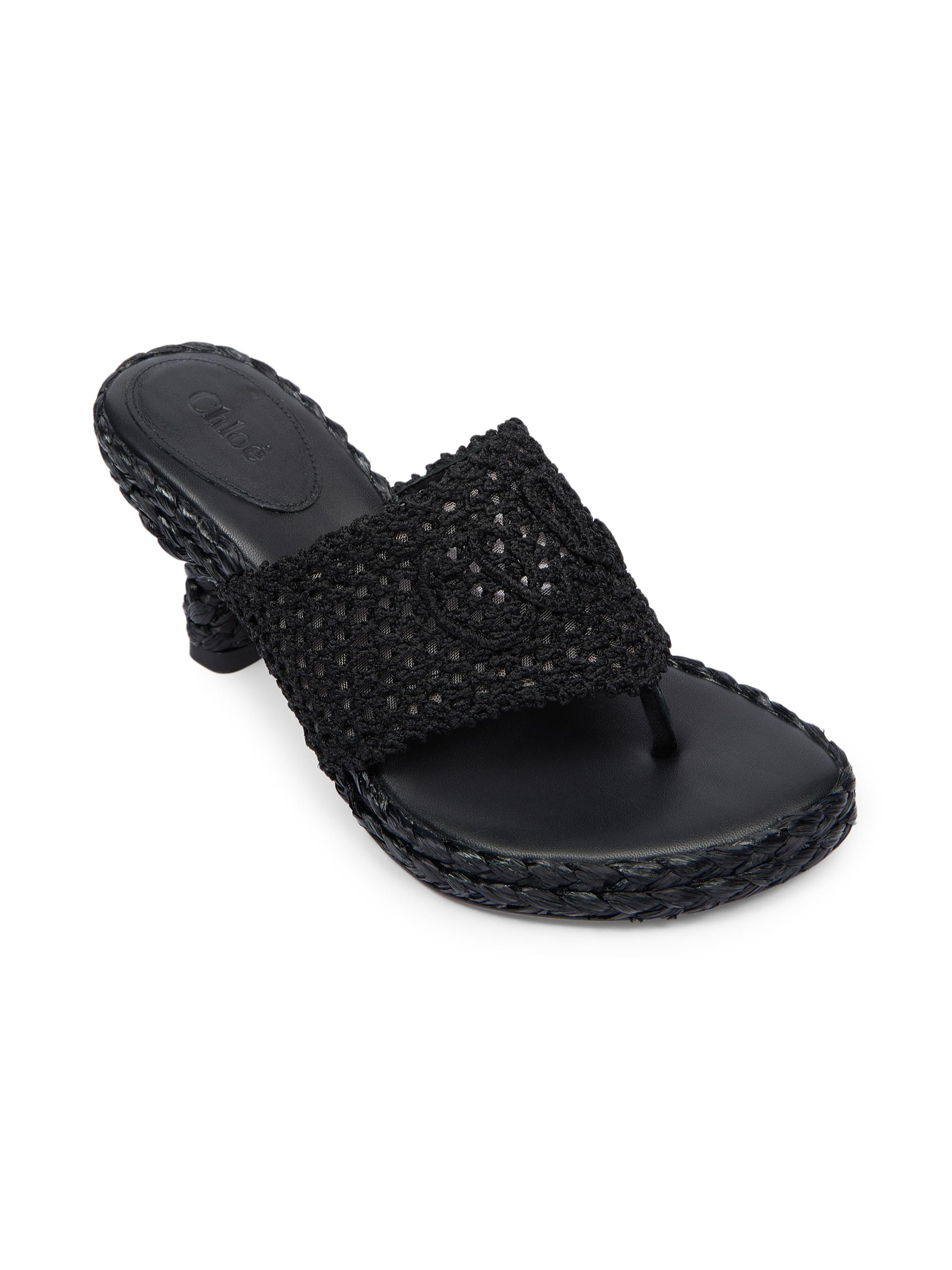 Chloé Isla Woven Thong Sandals | Saks Fifth Avenue