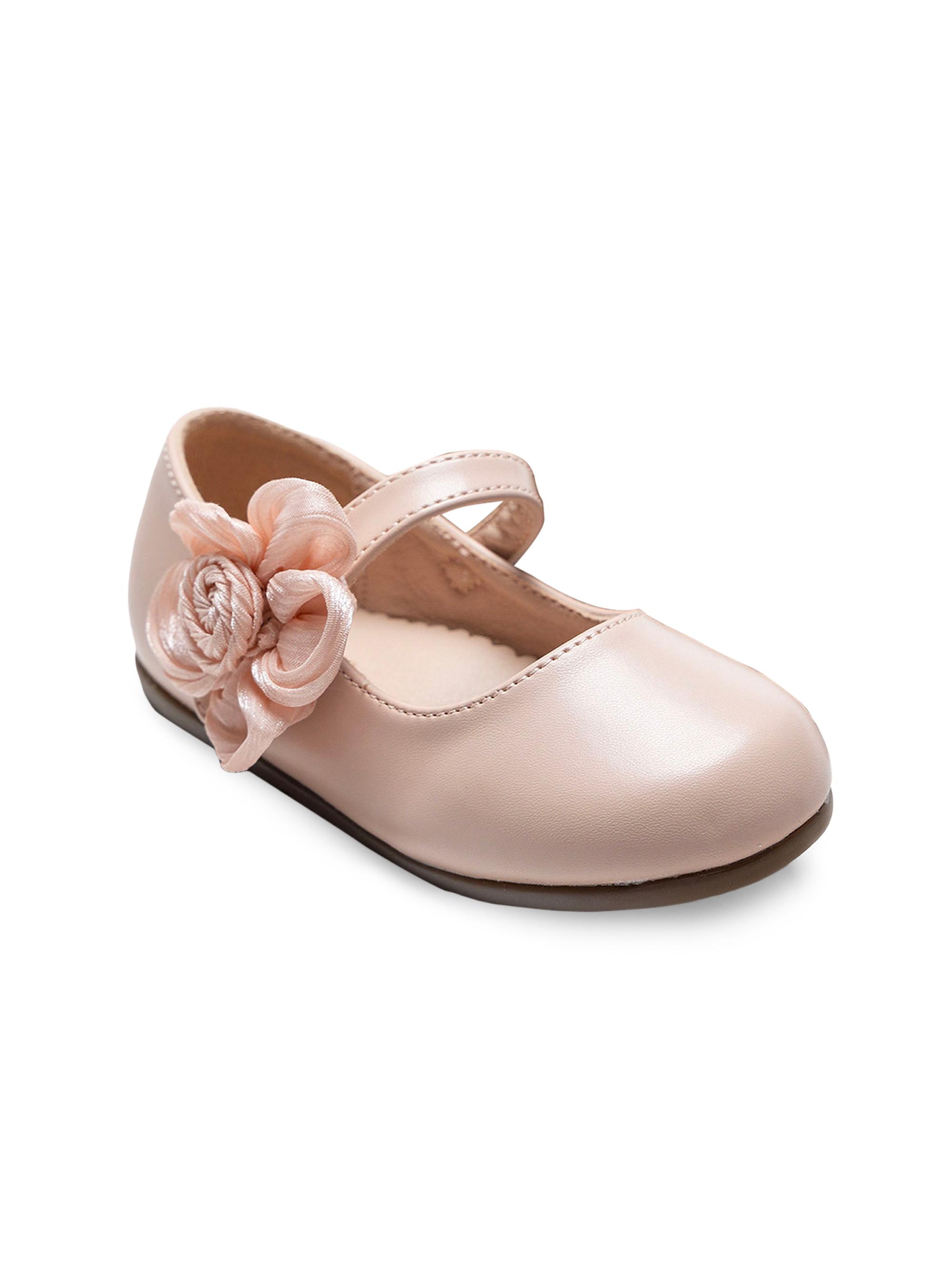 Tulleen Girl's Yasmine Blooming Flats - Pink 10 (Toddler)