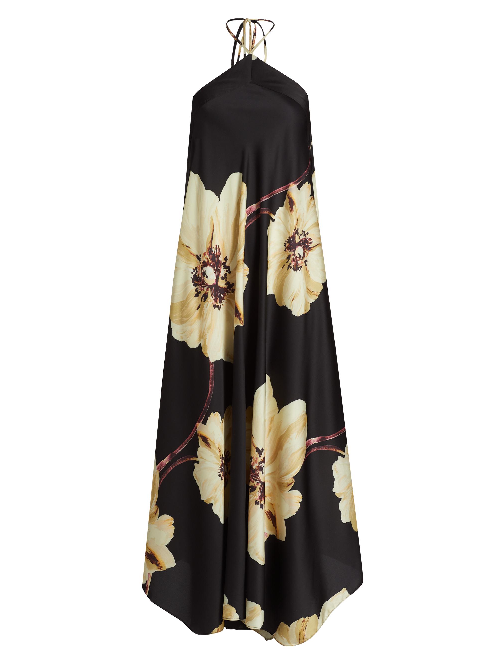 Misa Los Angeles Women's Raban Floral Satin Maxi Dress - Satin