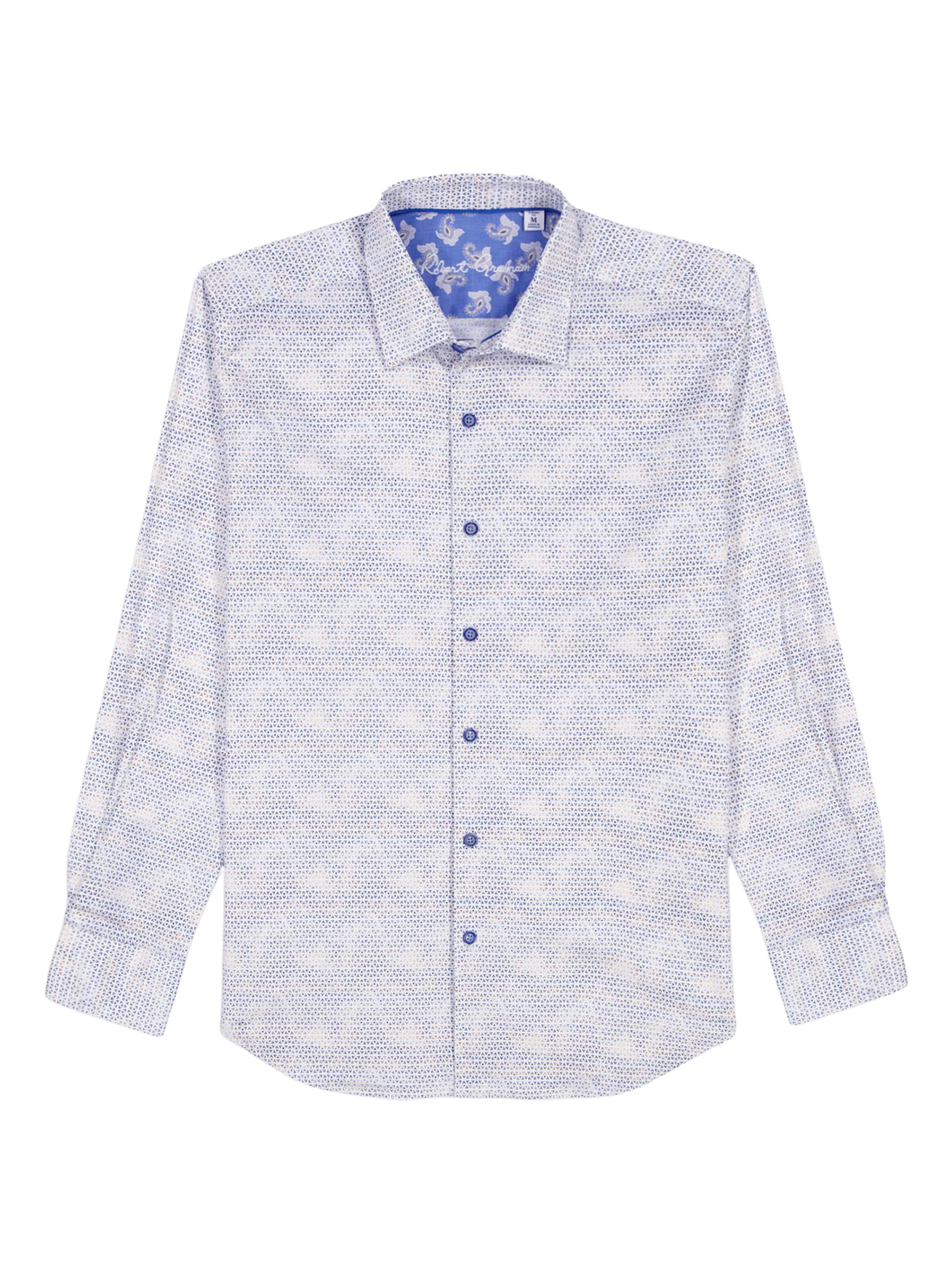 Robert Graham Men's Akehurst Printed Long-Sleeve Button-Front Shirt